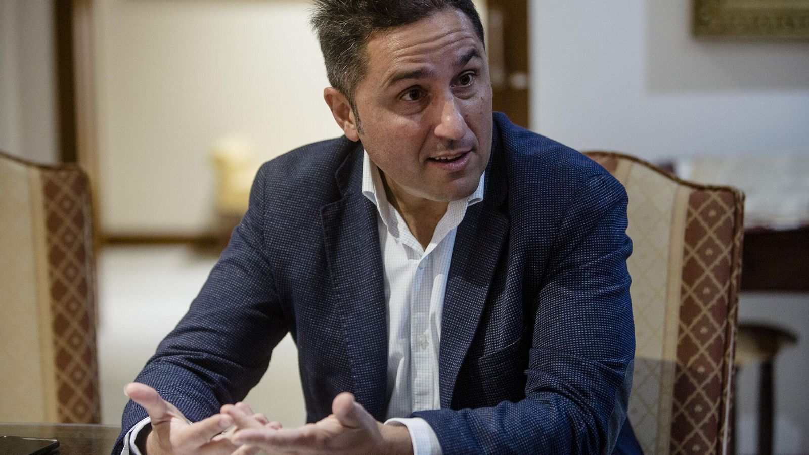 Queiruga, a pocos días de dejar su puesto como presidente de los comerciantes del centro de Cádiz. Queiruga, a pocos días de dejar su puesto como presidente de los comerciantes del centro de Cádiz.