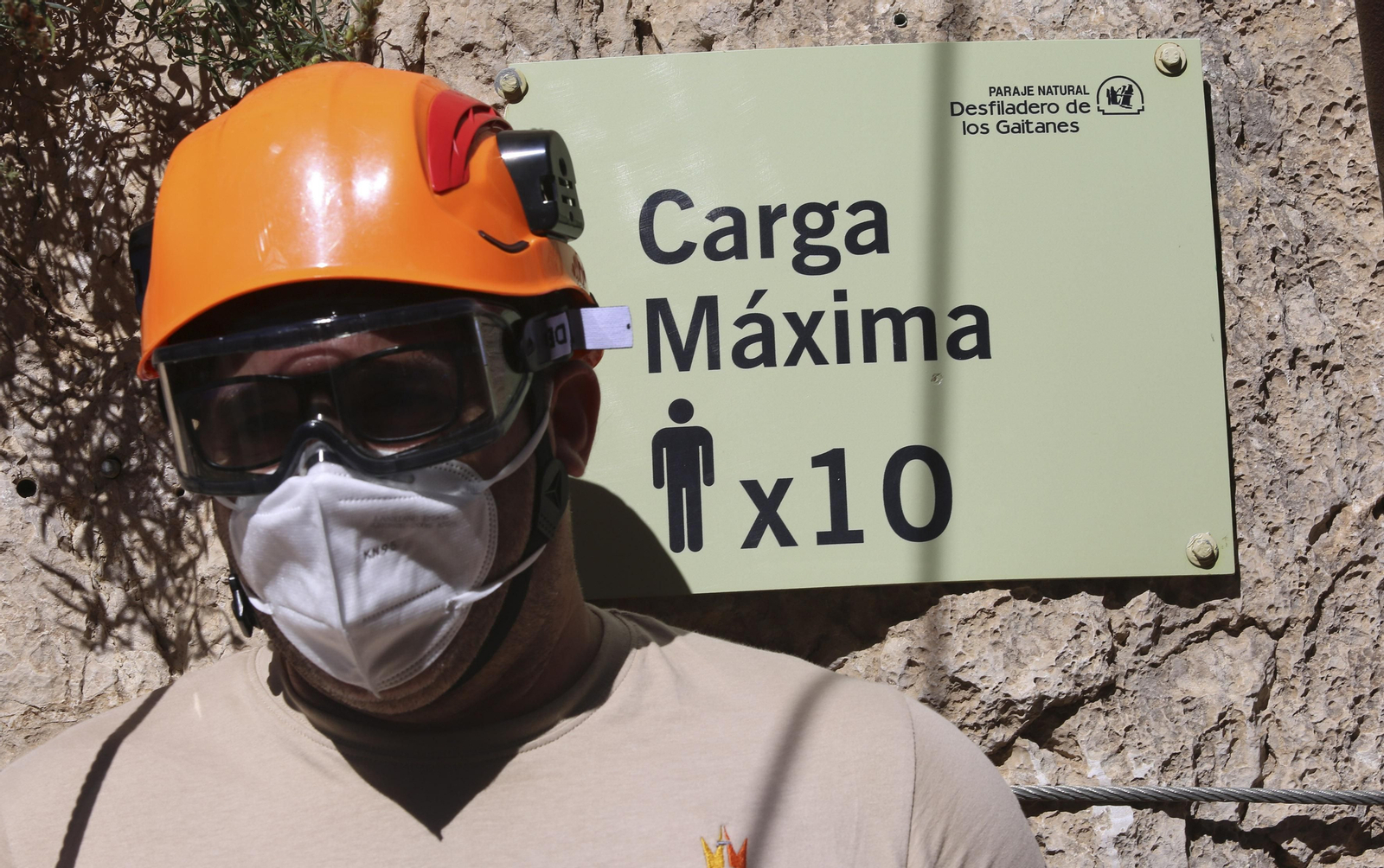 Fotos del Caminito del Rey. Así se extrema la seguridad para su reapertura en el desescalada