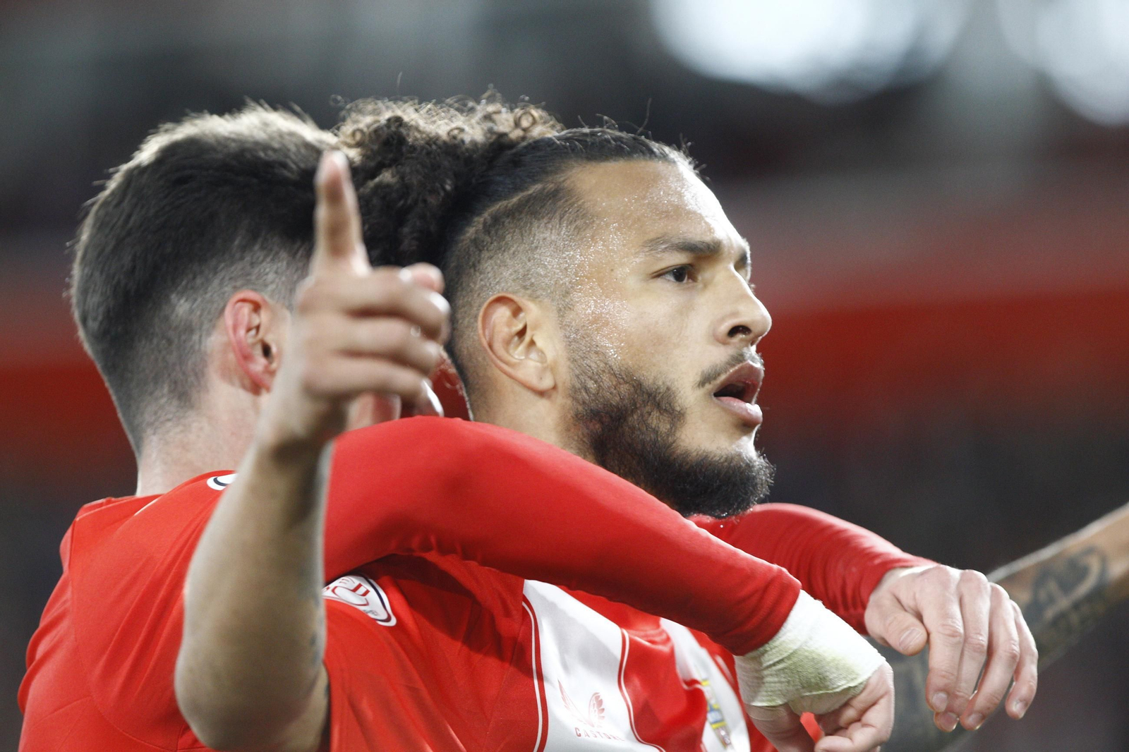 El partido U.D. Almería-C.D. Leganés de Copa del Rey, en imágenes