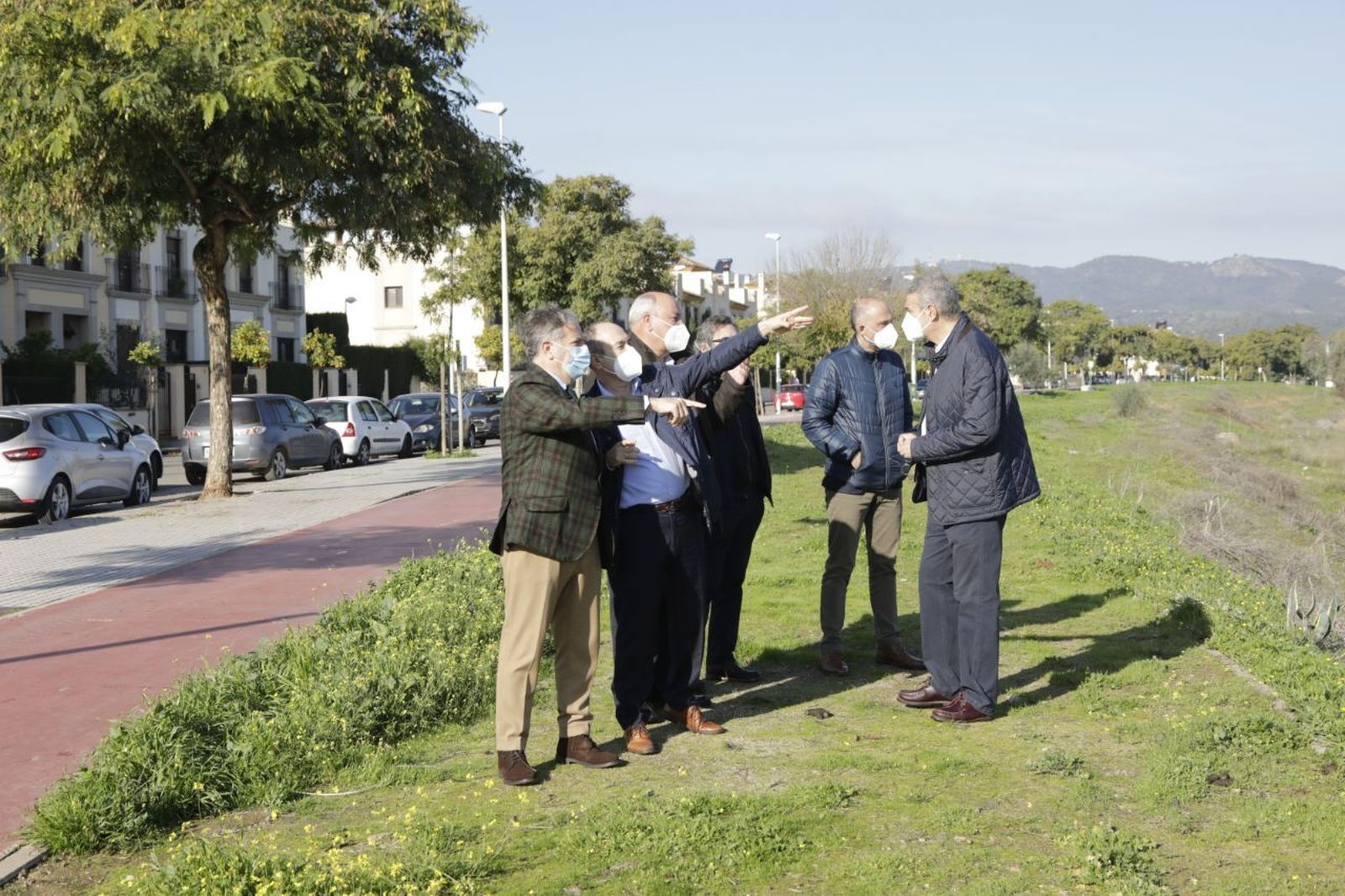 Visita de los responsables de la Gerencia a Mirabueno en diciembre de 2020.