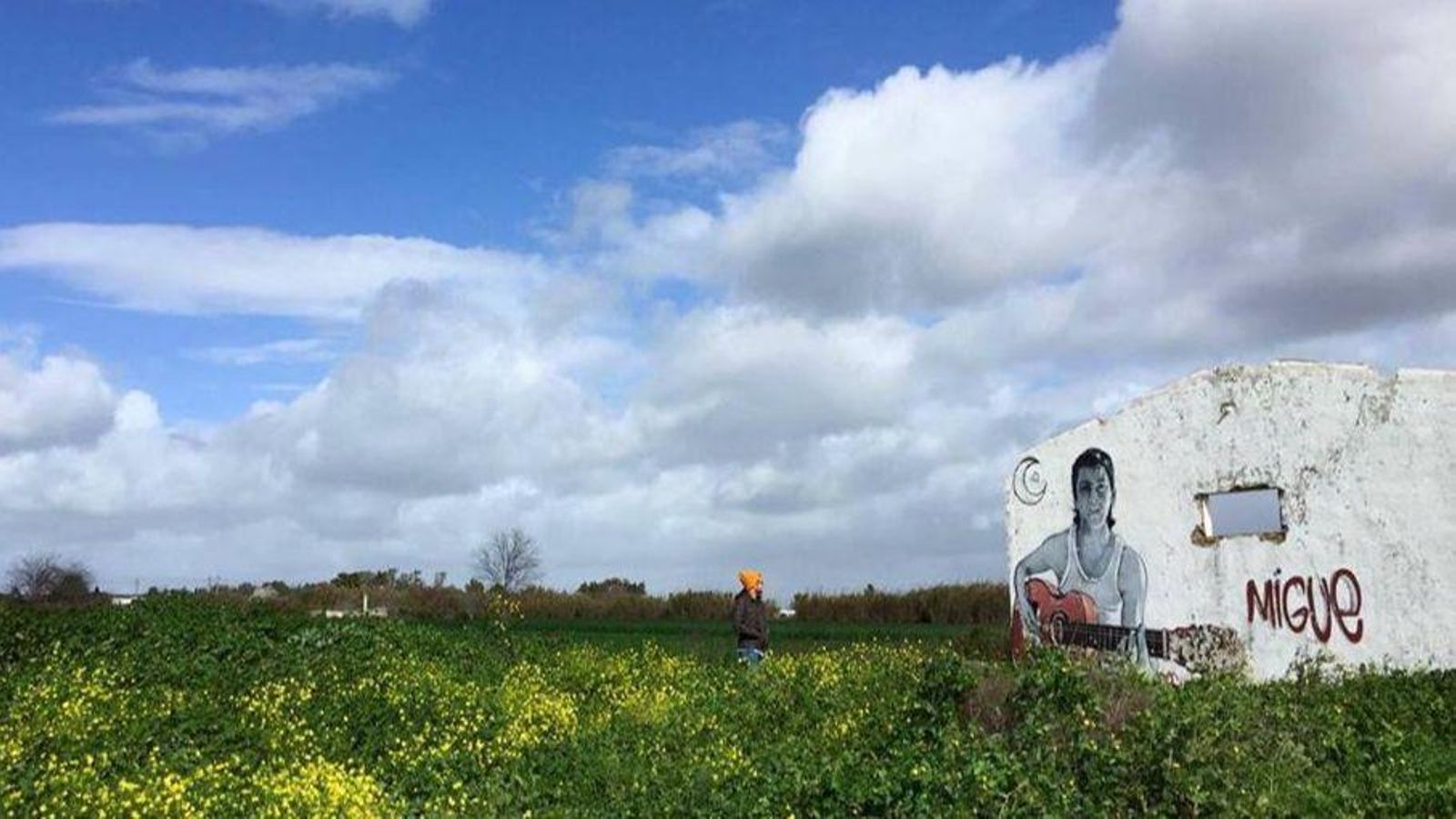 El antiguo mural de Migue Benítez
