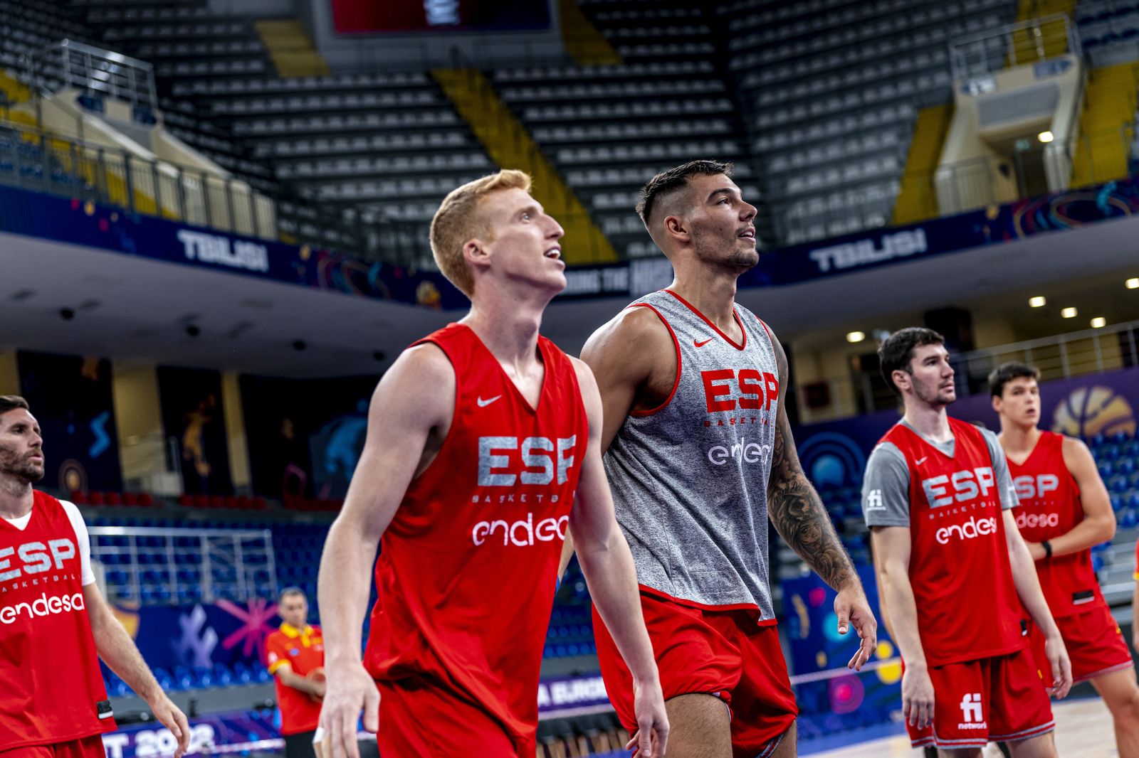 Alberto Díaz y Brizuela ya están con España en Tbilisi, en fotos