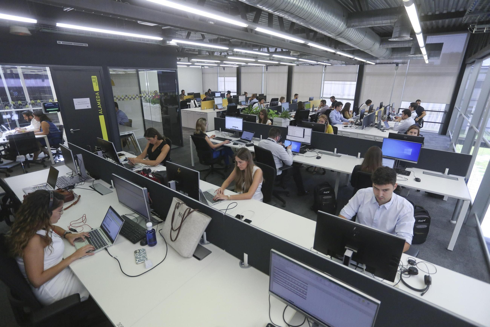 Un 'coworking' de Málaga