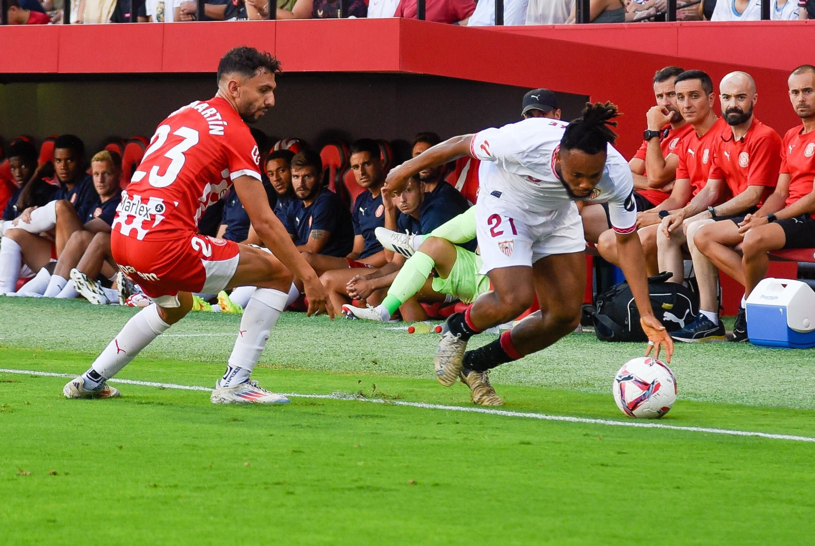 Las imágenes del Sevilla FC - Girona FC