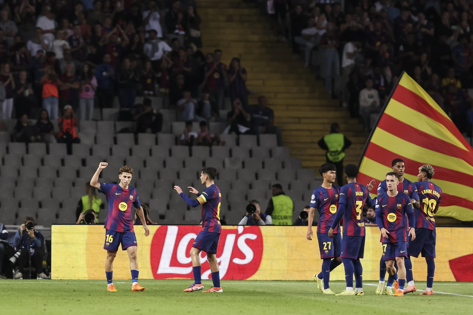 Las fotos del Barcelona-Olympiacos