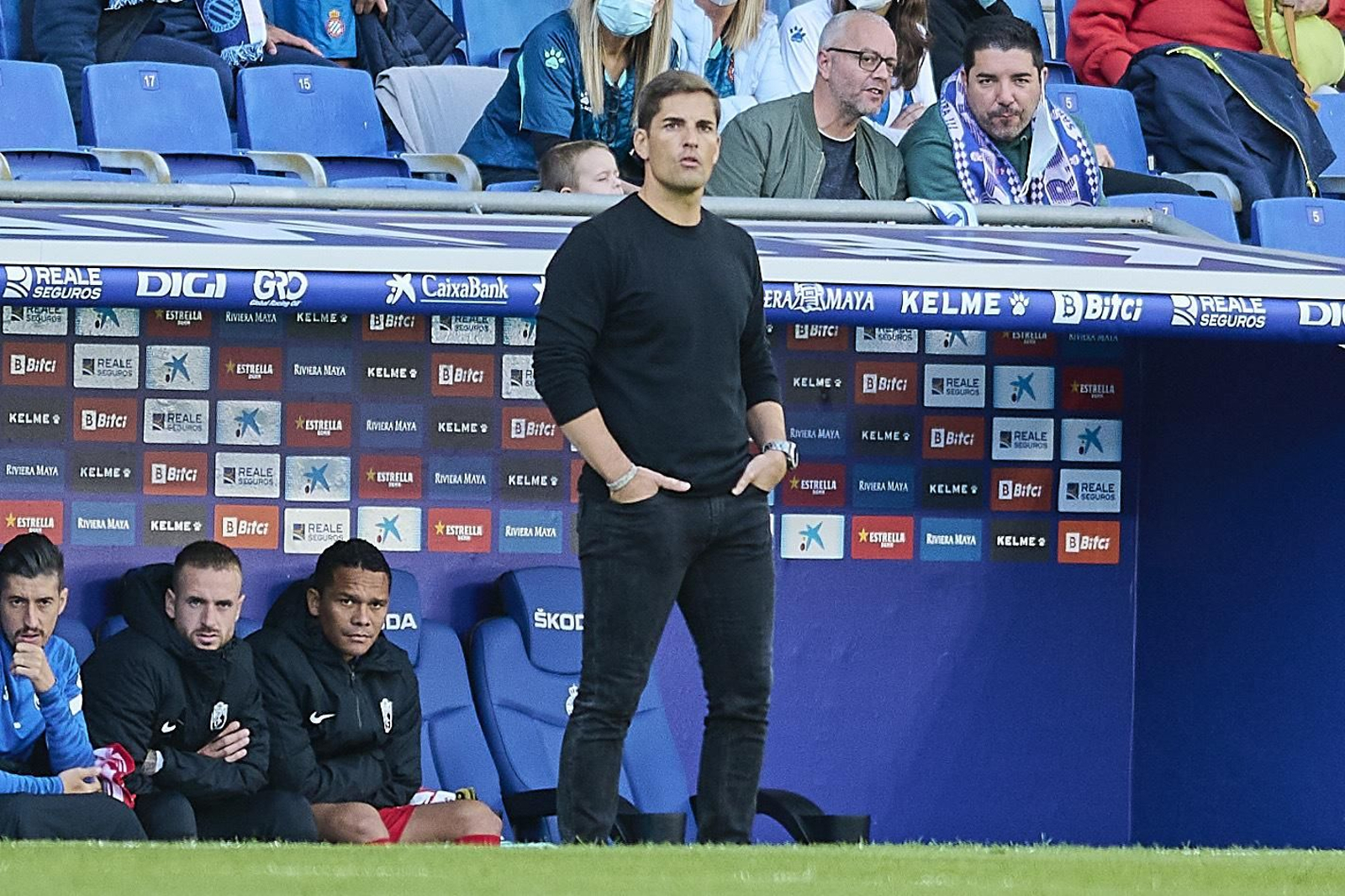 Robert Moreno en la banda de Cornellá.