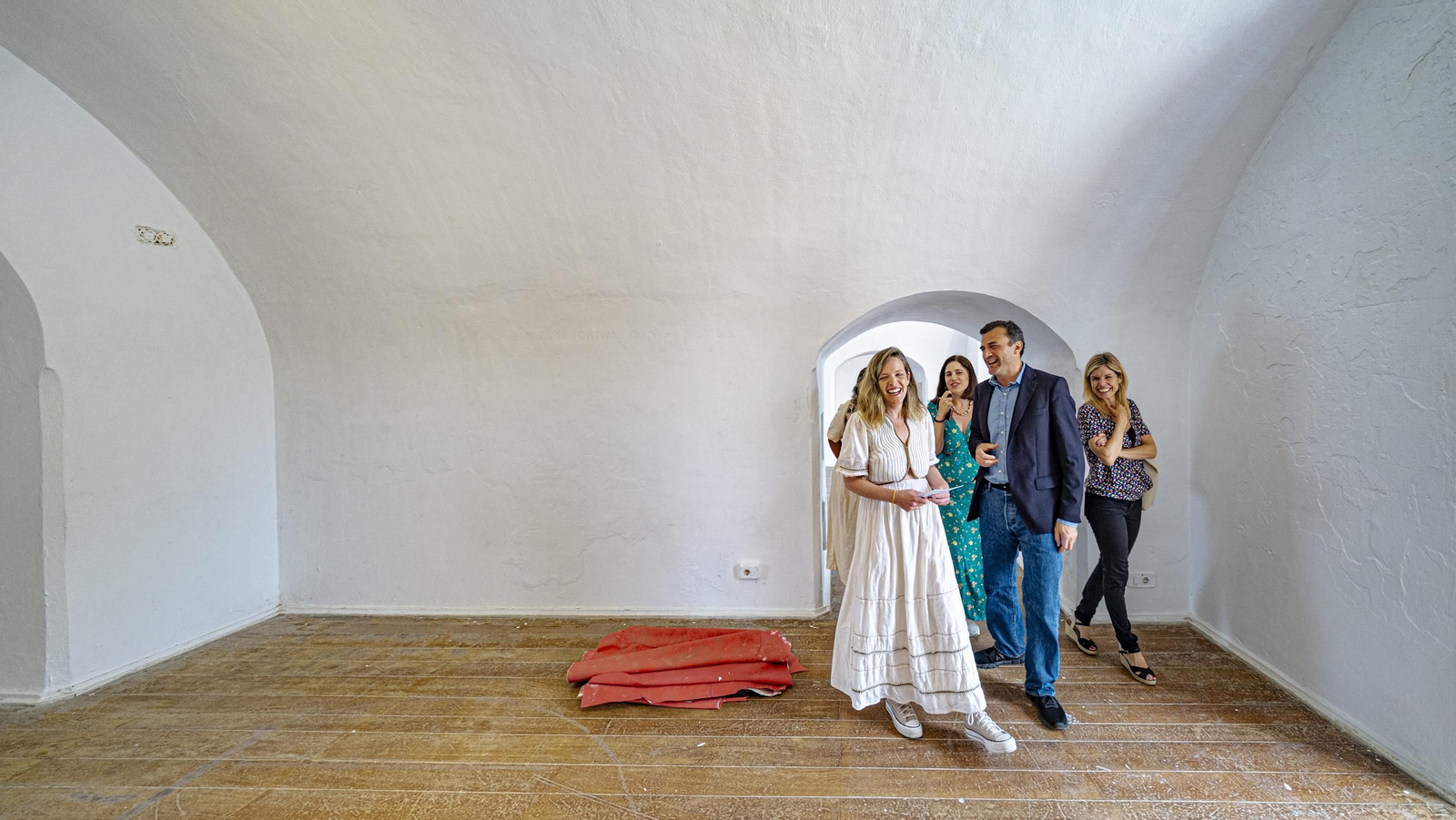 Las imágenes de las obras en el Baluarte de Candelaria de Cádiz