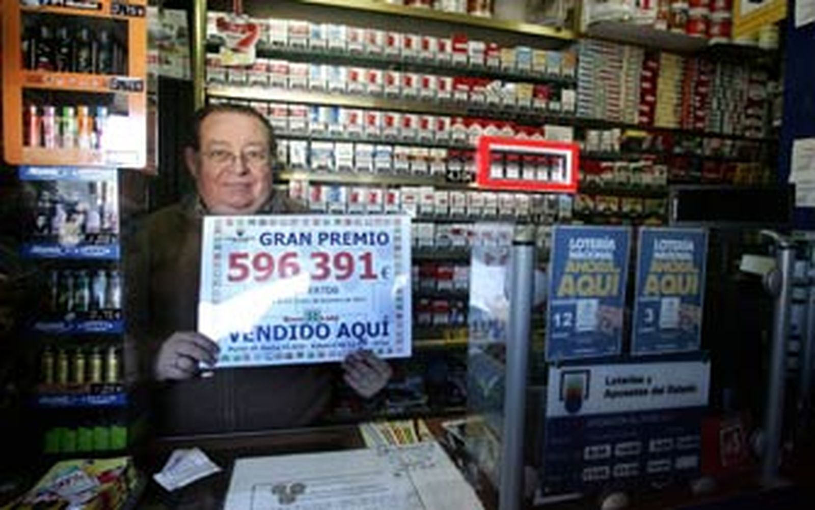 Un jerezano gana un premio de 596.391 euros en el sorteo de la Bonoloto