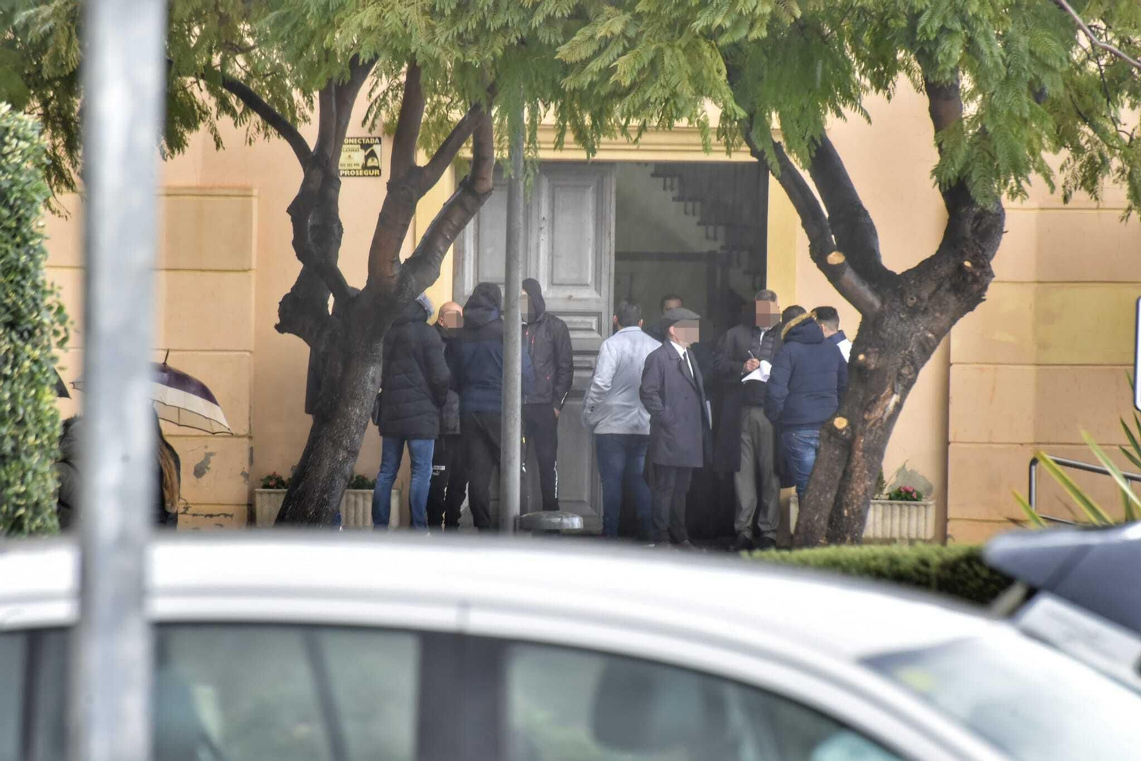 Parte de los procesados, este miércoles. Parte de los procesados, este miércoles.