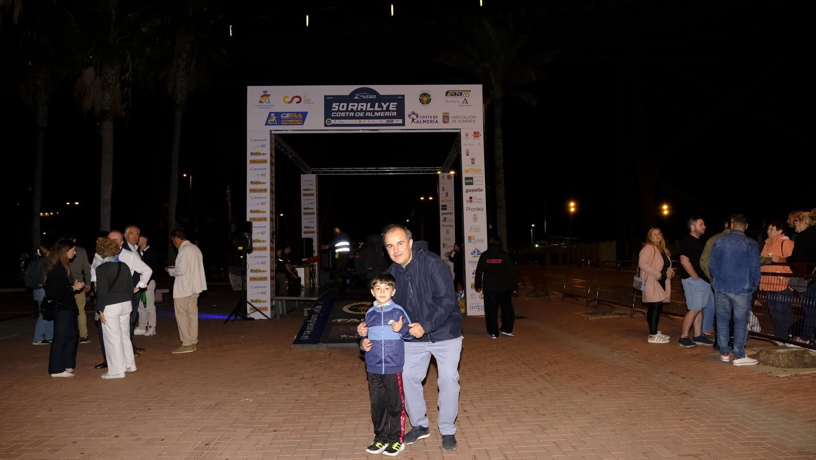 La salida de la 50 edición del Rallye Costa de Almería, en imágenes