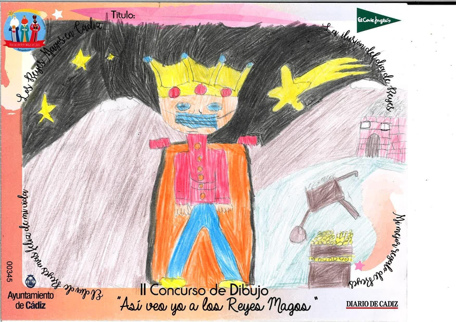Las felicitaciones finalistas del II Concurso de Dibujo 'Así veo yo a los Reyes Magos'
