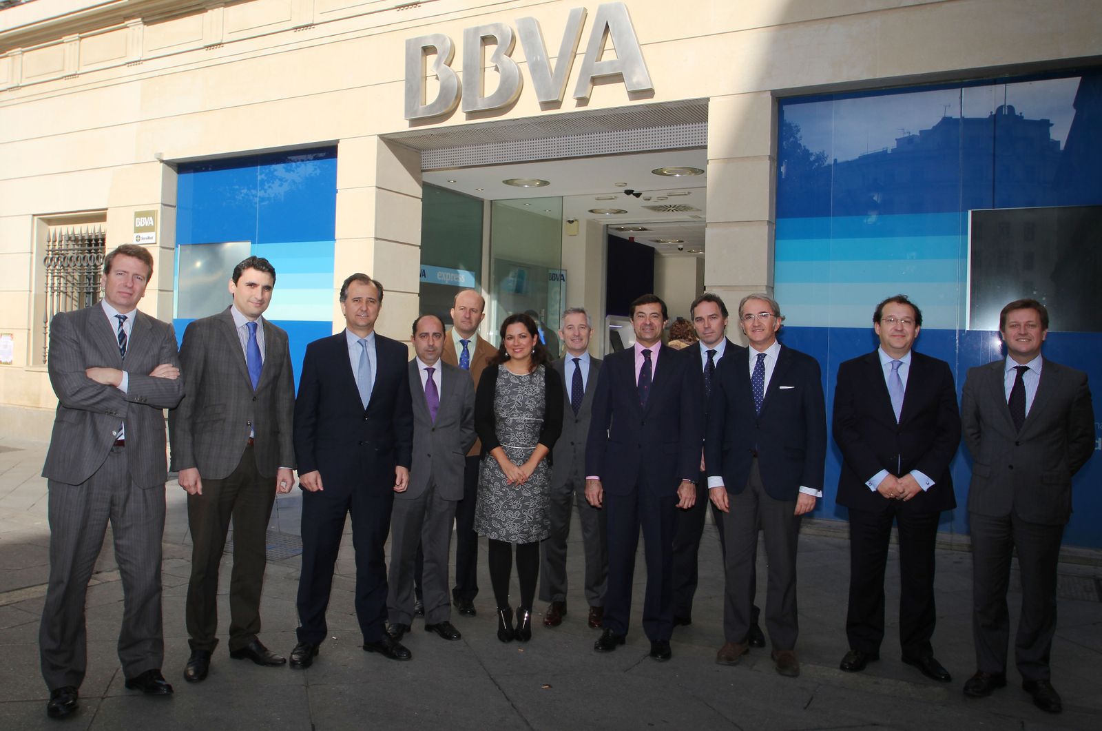 Imagen de archivo del equipo de BBVA  Banca Privada en Andalucía y su director en España y Portugal.