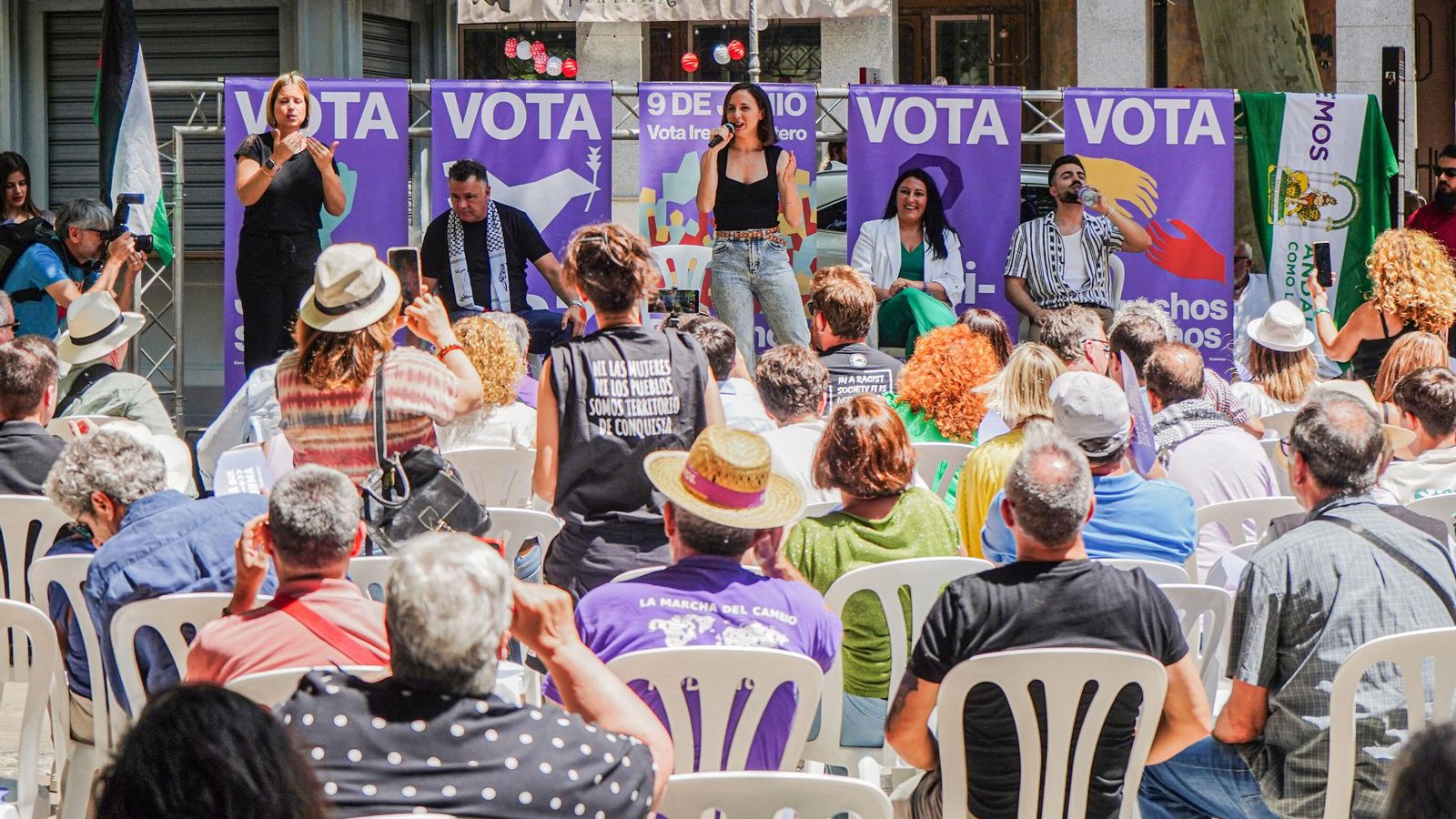 Mitin de Podemos en Granada