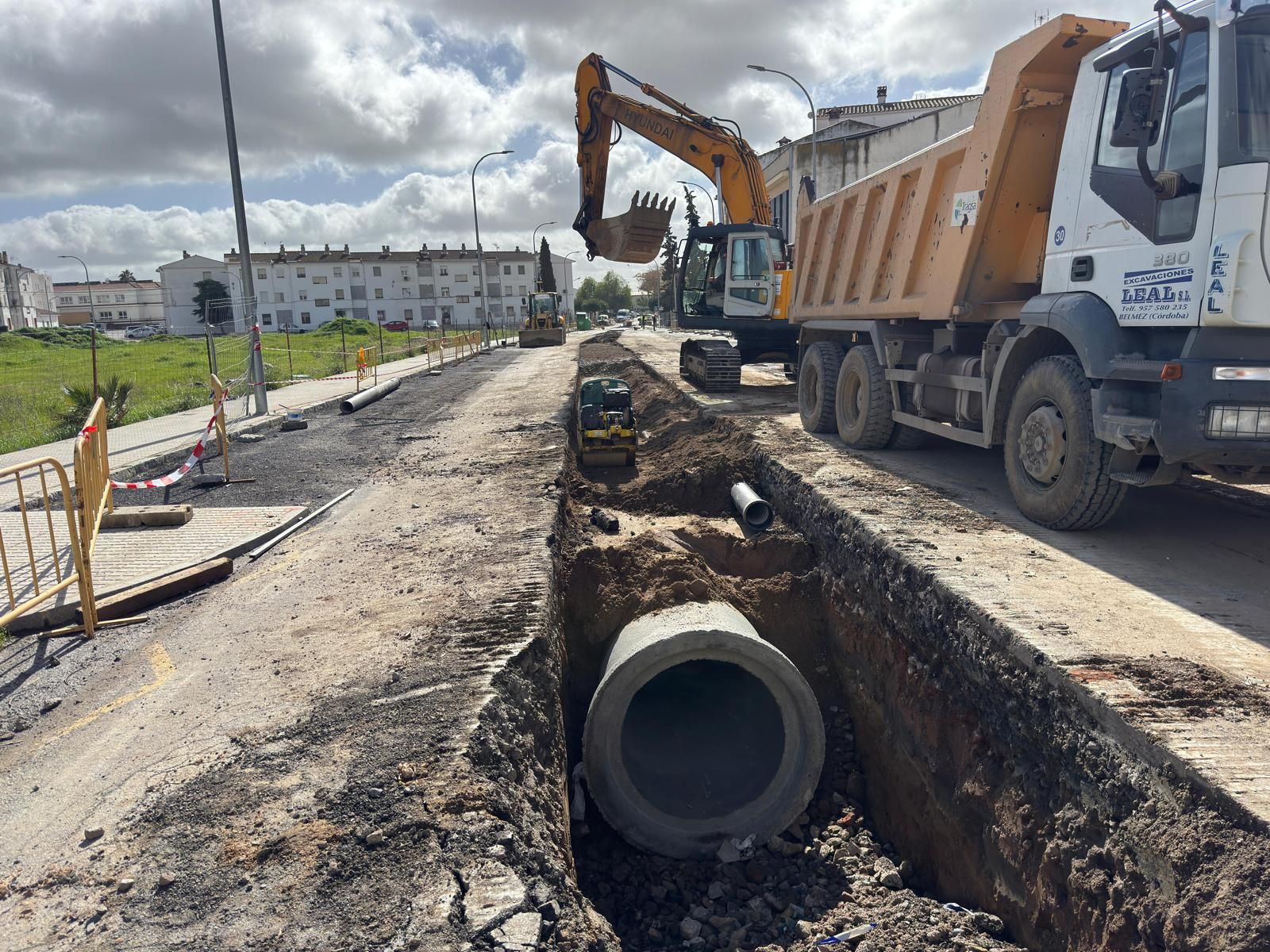 Obras de la circunvalación de Pozoblanco.