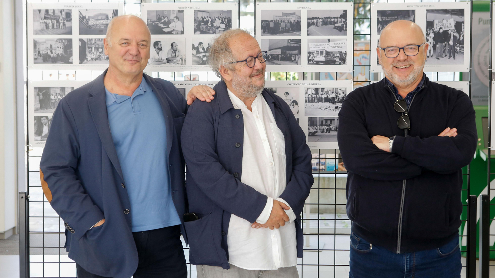 Fotos de la exposición y conferencia sobre el movimiento obrero en el Campo de Gibraltar