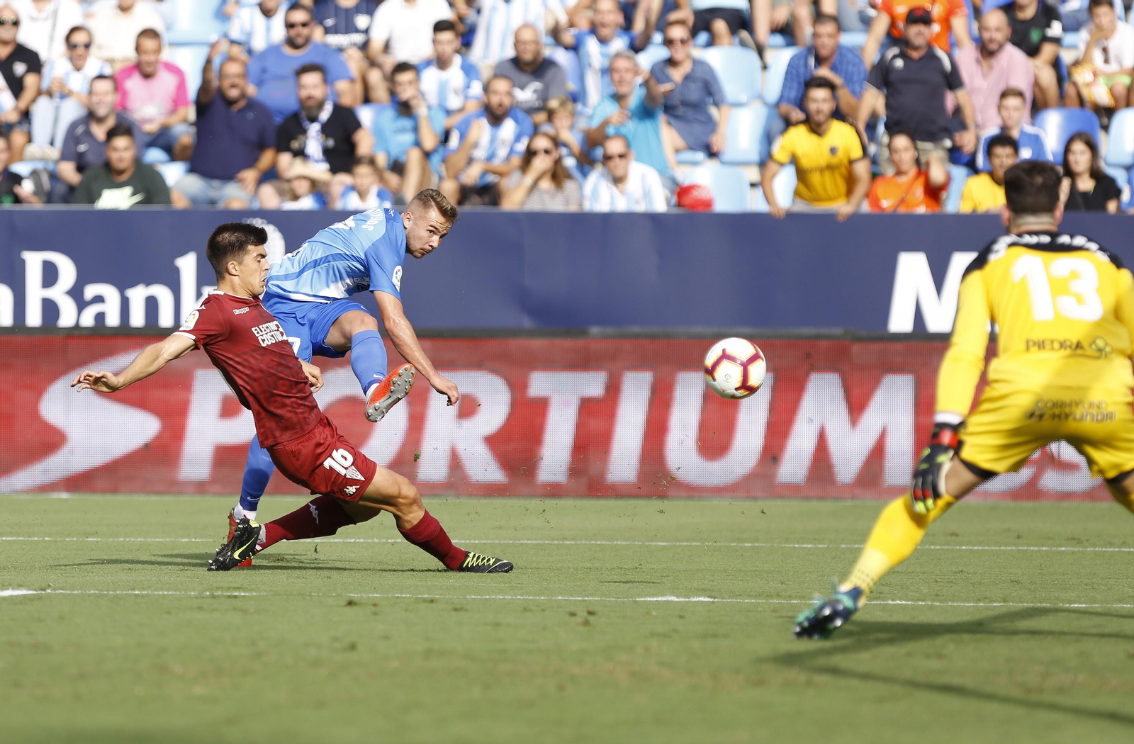 El Málaga CF-Córdoba CF, en imágenes