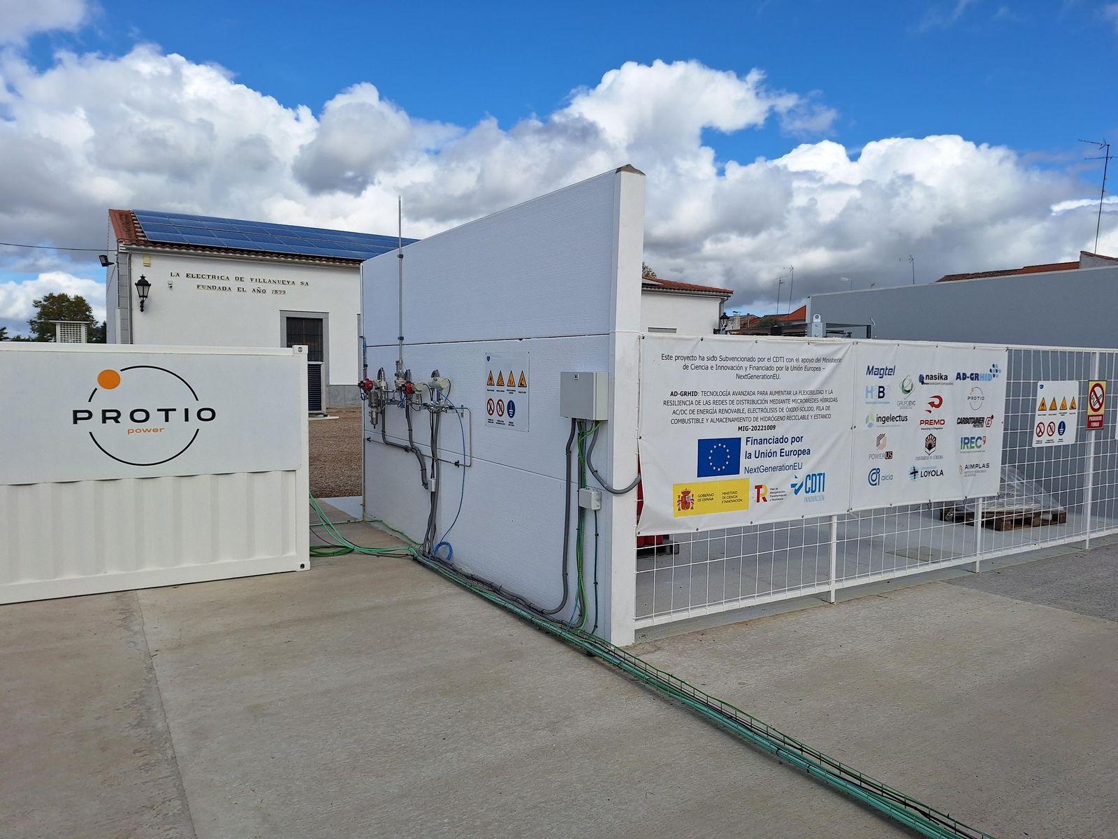 Planta piloto desarrollada dentro del proyecto Ad-Grhid