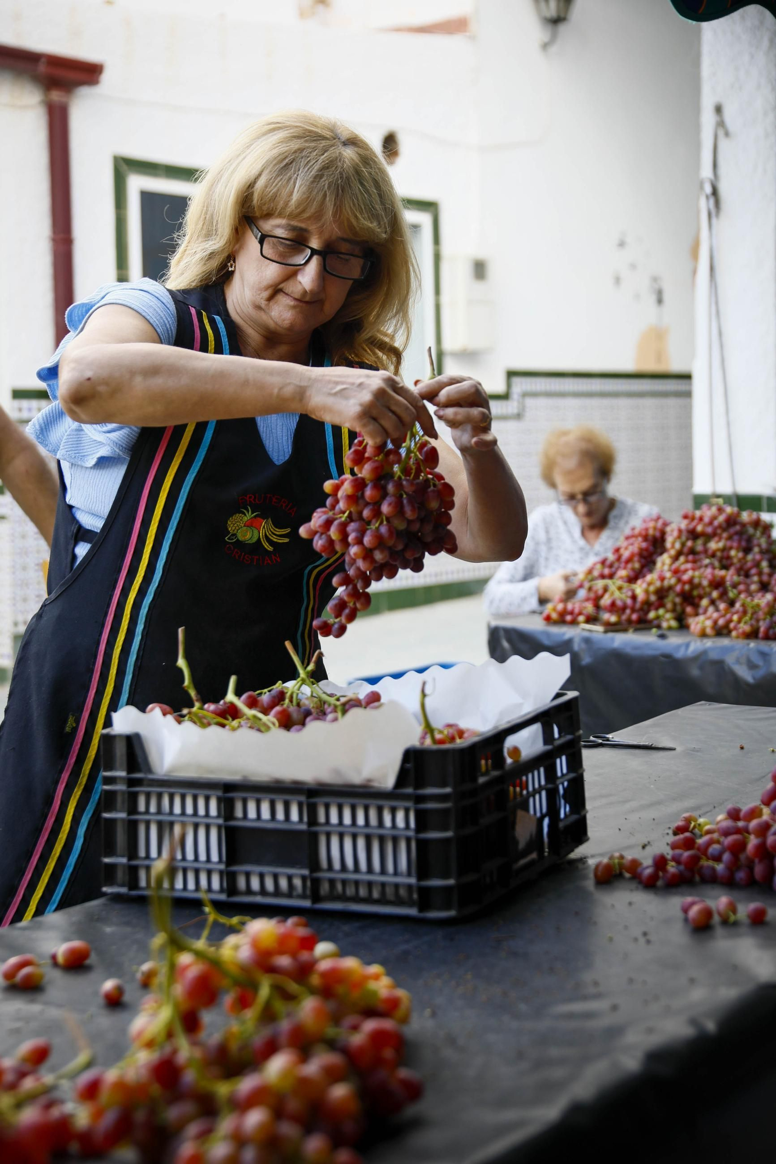 La tradicional faena de la uva de Canjayar, en imágenes