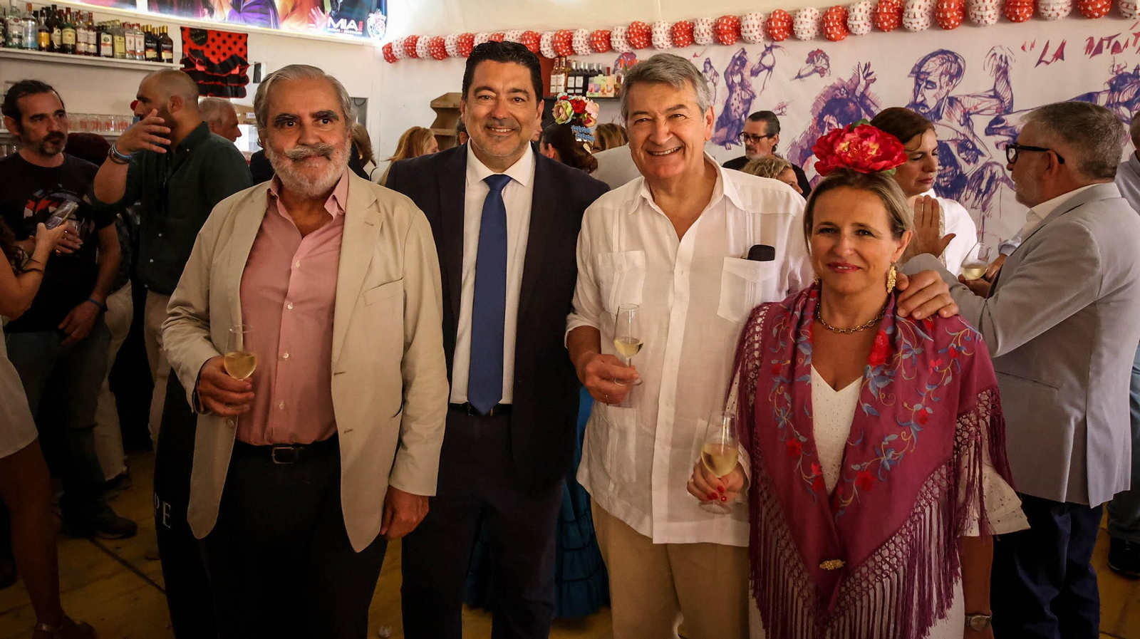 Inauguración de la caseta de Canal Sur en la Feria de Jerez