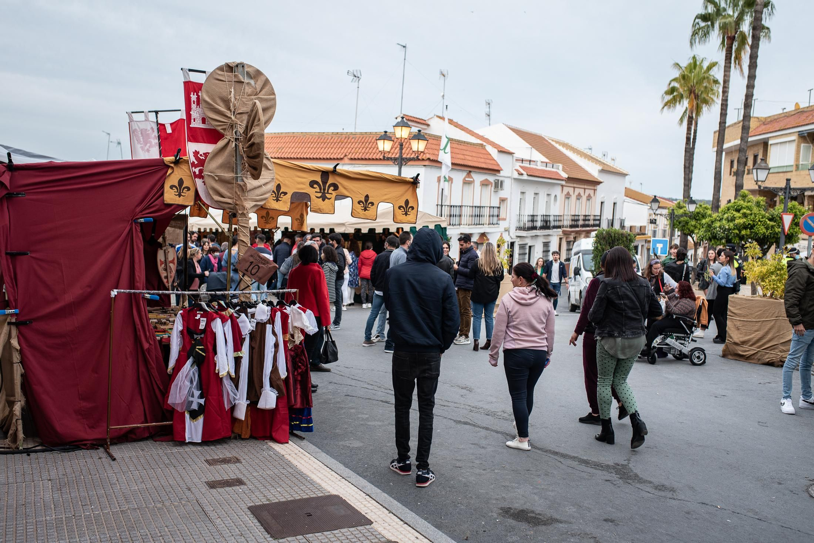 Imágenes del ambiente en la Feria del Descubrimiento de Palos de la Frontera