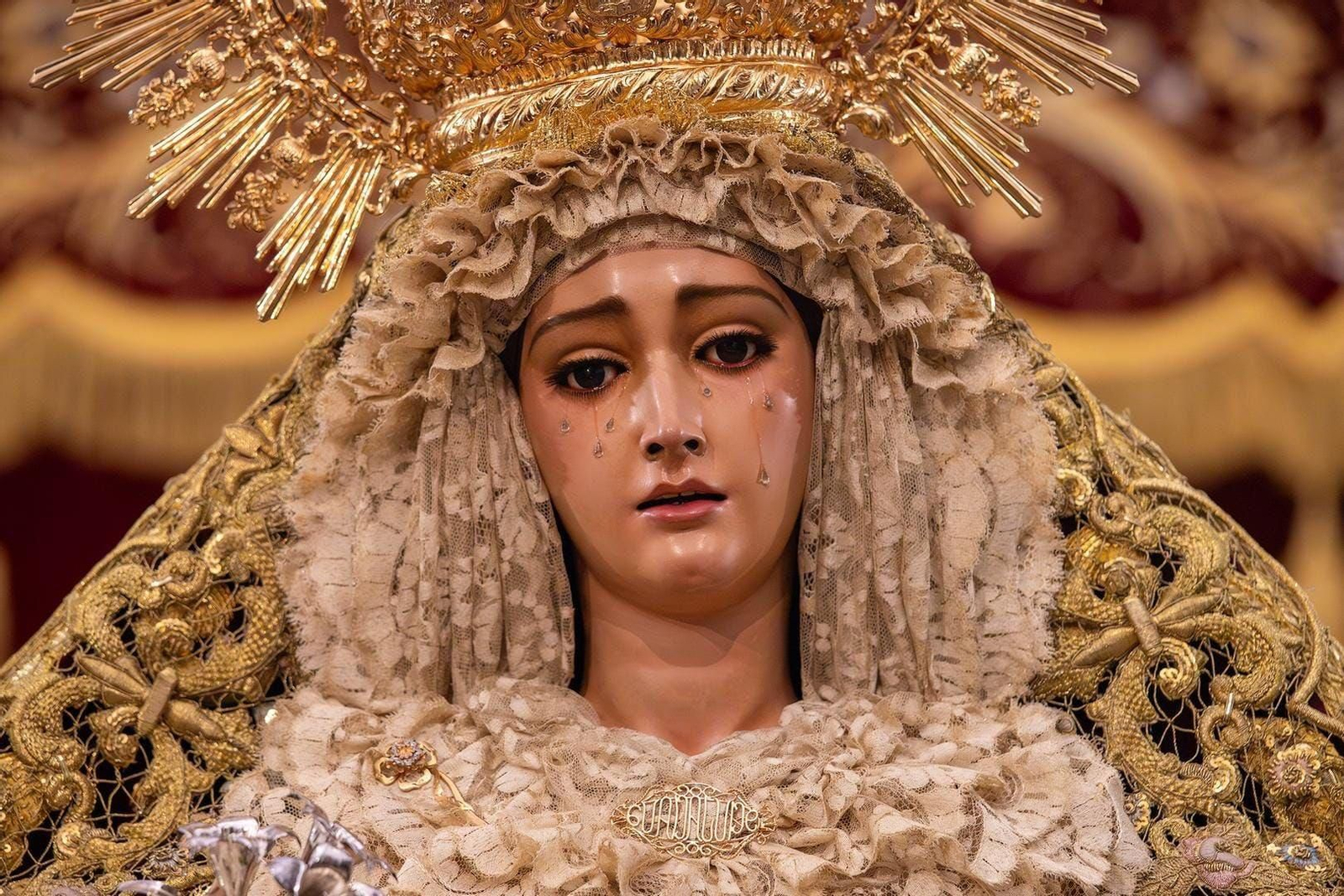 La Virgen de Guadalupe, preparada para el orsario de este día 8