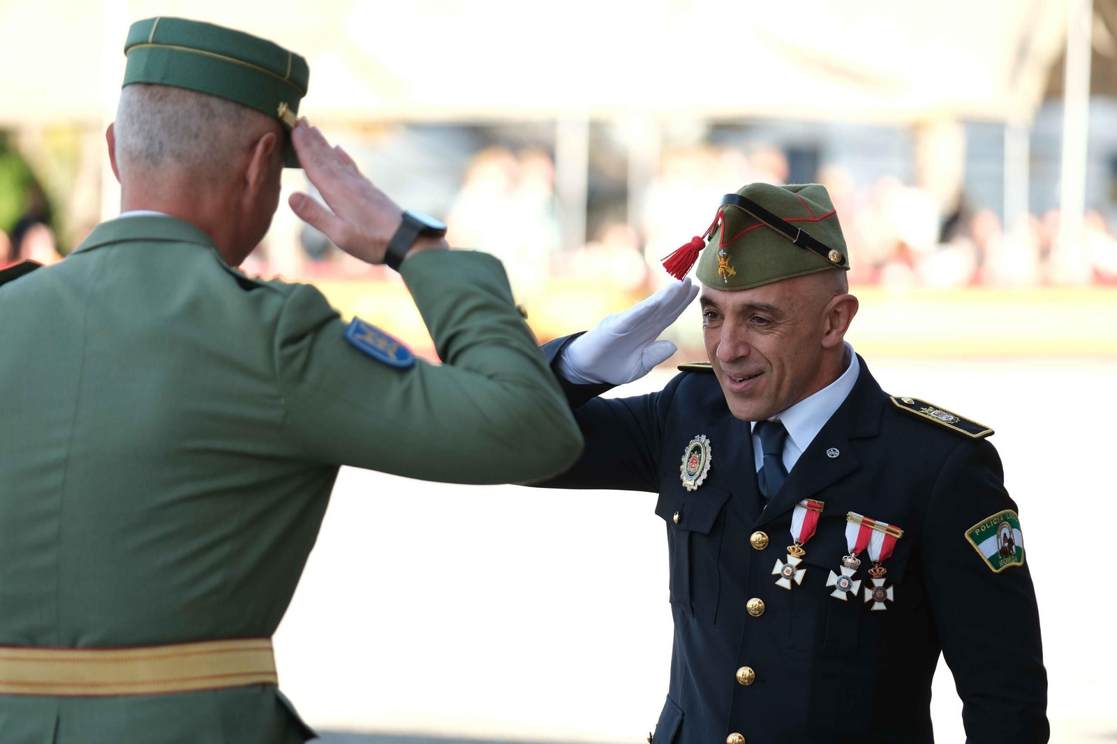 Celebración de la patrono de la Legión, en imágenes