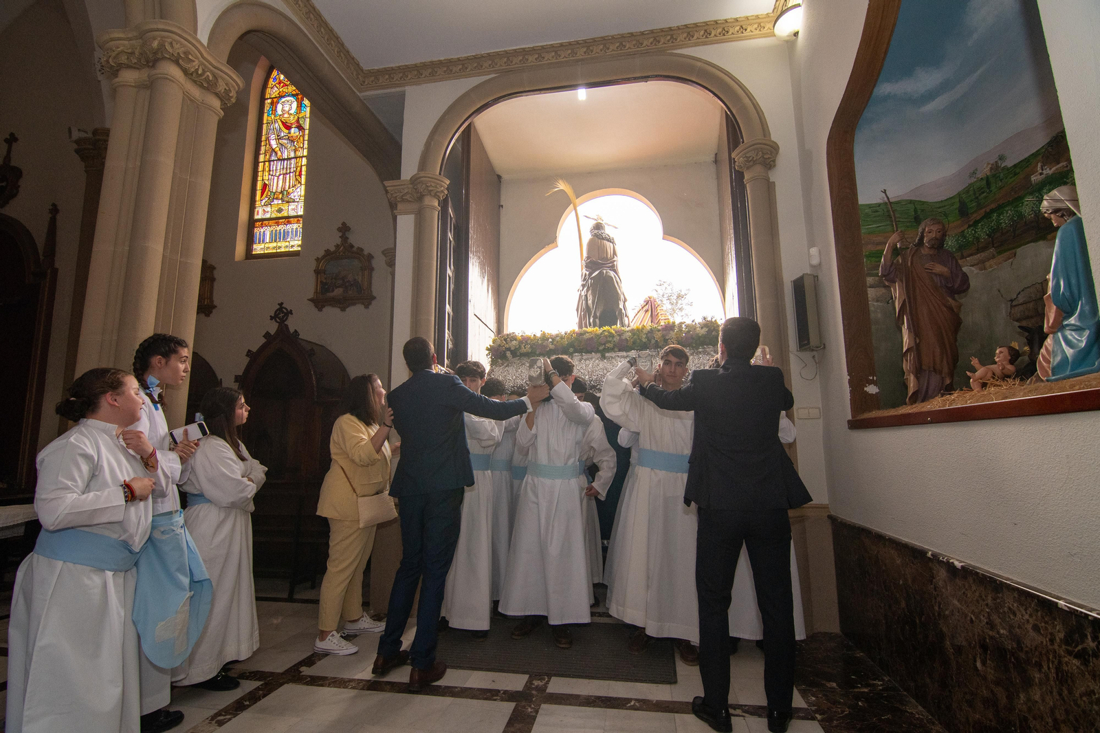 La procesión de la Borriquita de Montilla el Domingo de Ramos 2024, en imágenes