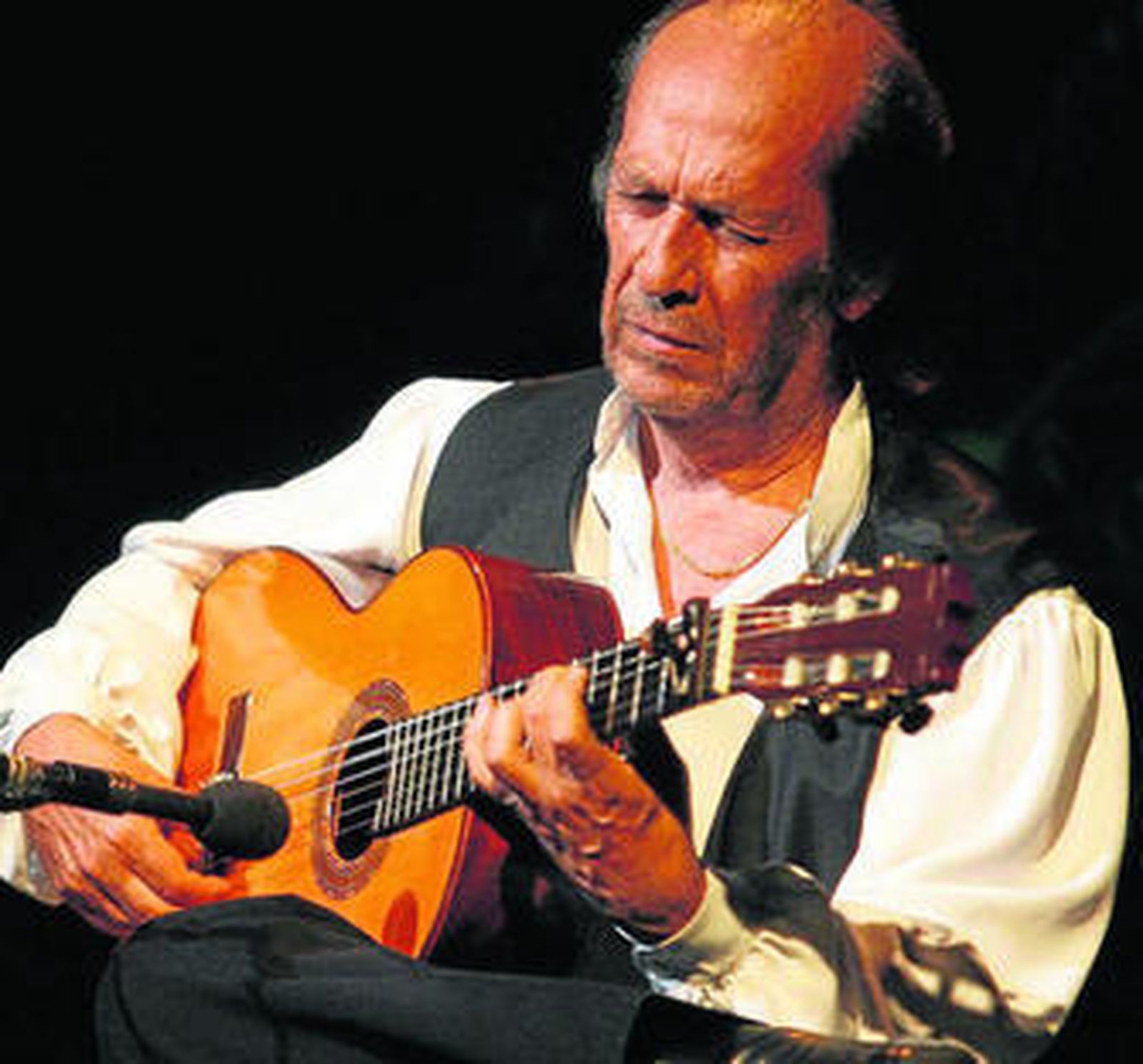 Paco de Lucía, en el último Festival de la Guitarra de Córdoba.