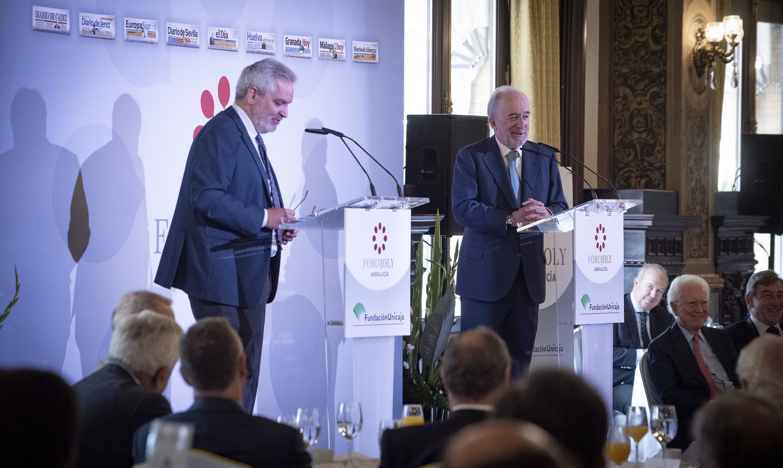 Imágenes del Foro Joly con el director de la Real Academia Española, Santiago Muñoz Machado