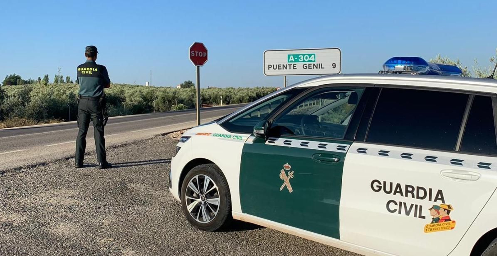 Puesto de la Guardia Civil en Puente Genil.