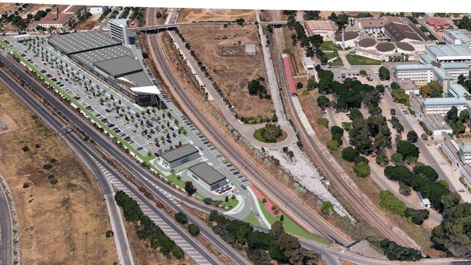 Ubicación del nuevo parque comercial.