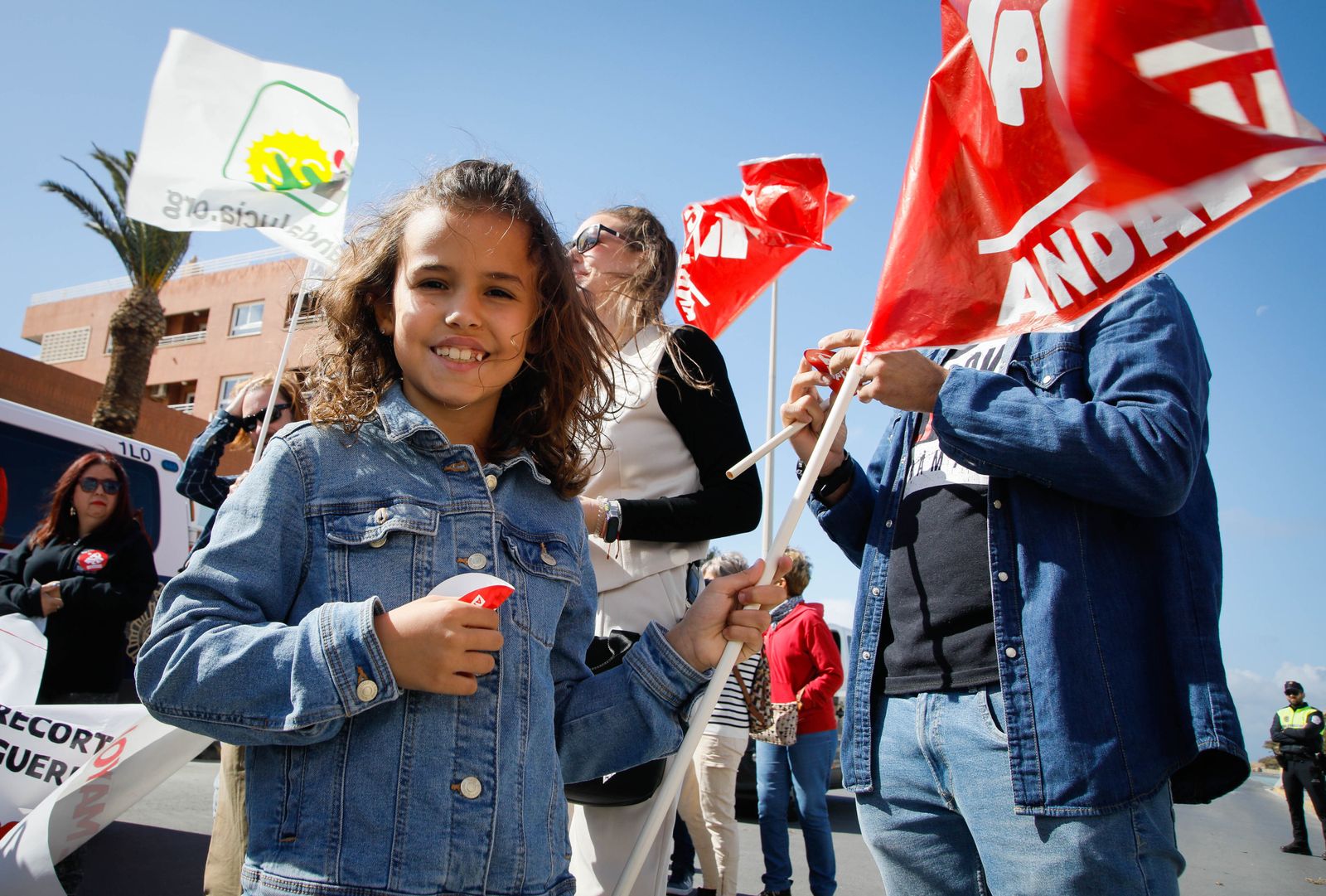 Las imágenes de la manifestación del Día del Trabajador en Almería