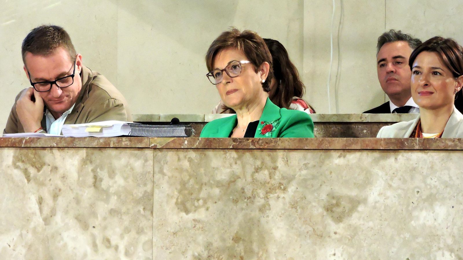 Adriana Valverde, portavoz del Grupo Socialista, en el Pleno