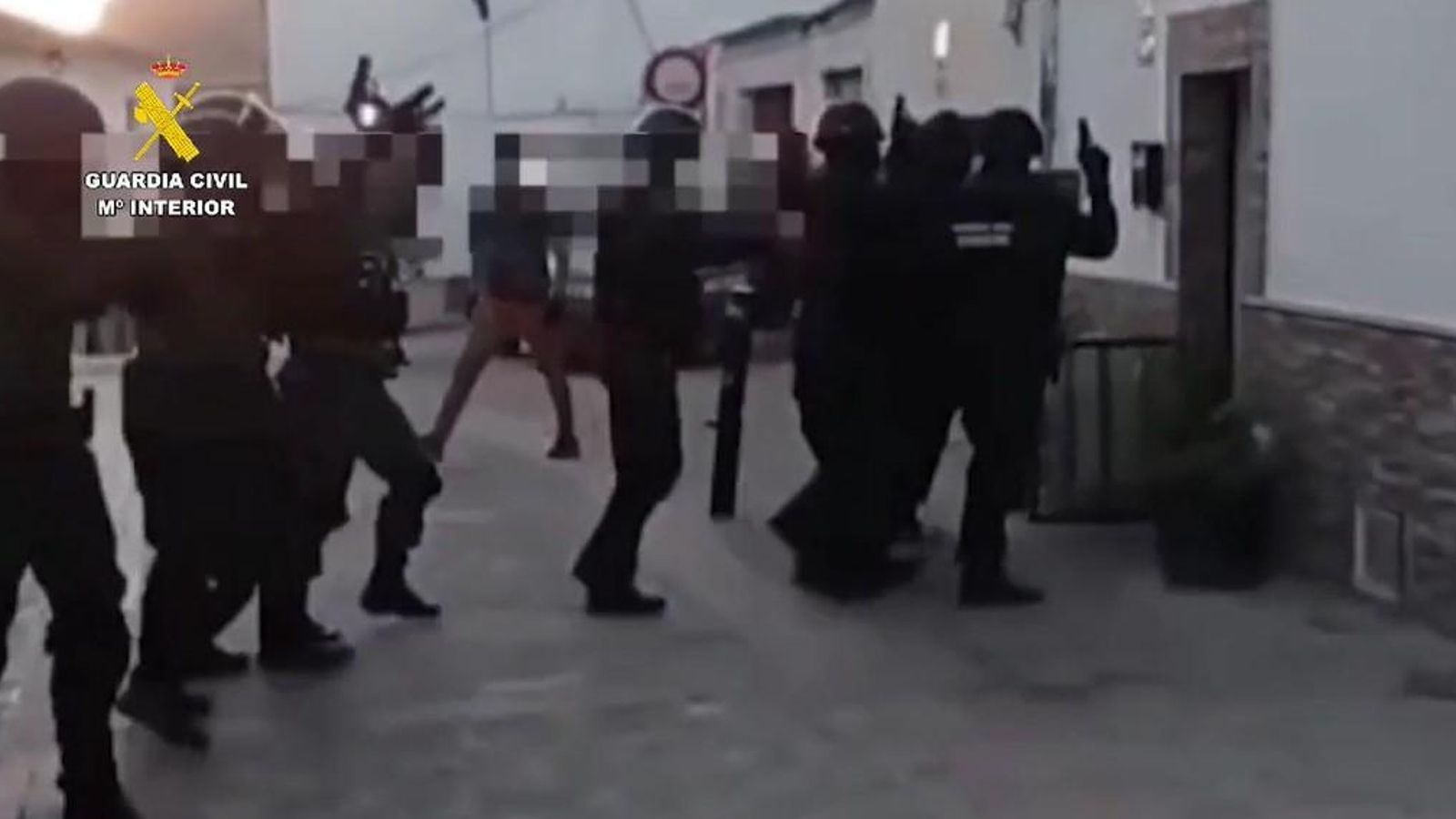 Operación de la Guardia Civil en Martos.