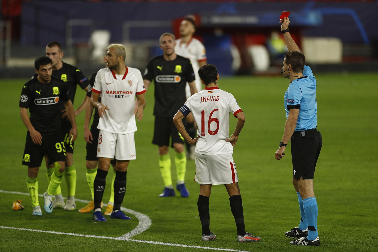 Las imágenes del Sevilla-Krasnodar