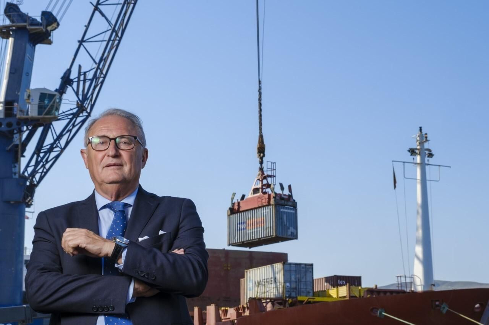 Jesús Caicedo, se despide de la Autoridad Portuaria de Almería