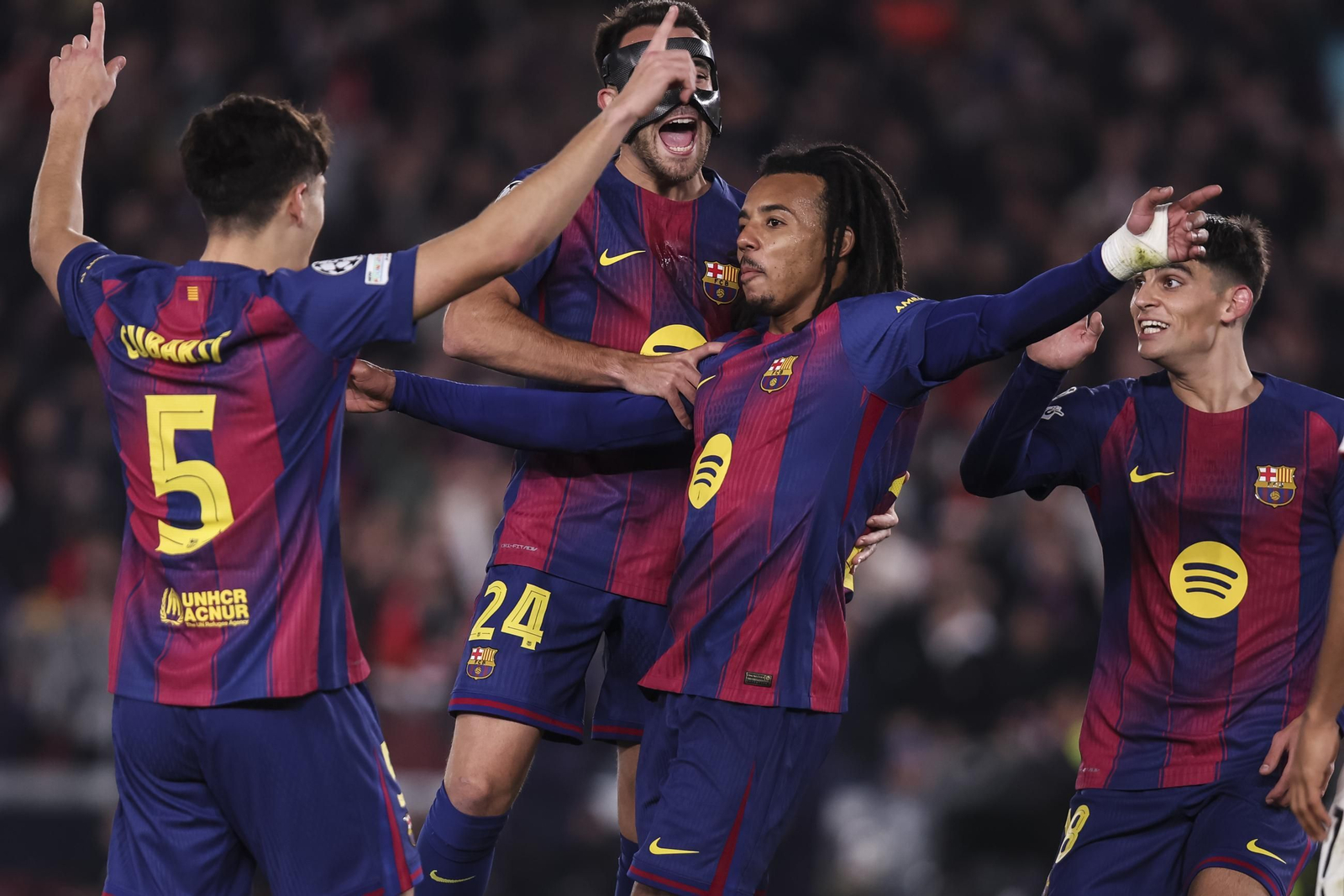 Las fotos del Barcelona-Eintracht Frankfurt