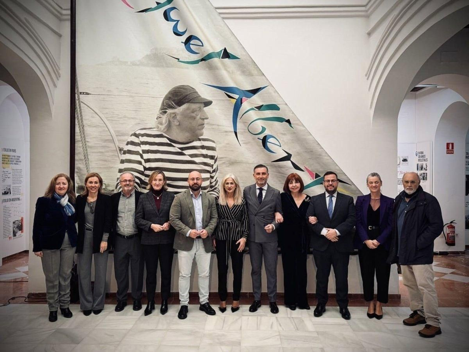 Acto de hermanamiento entre las fundaciones.