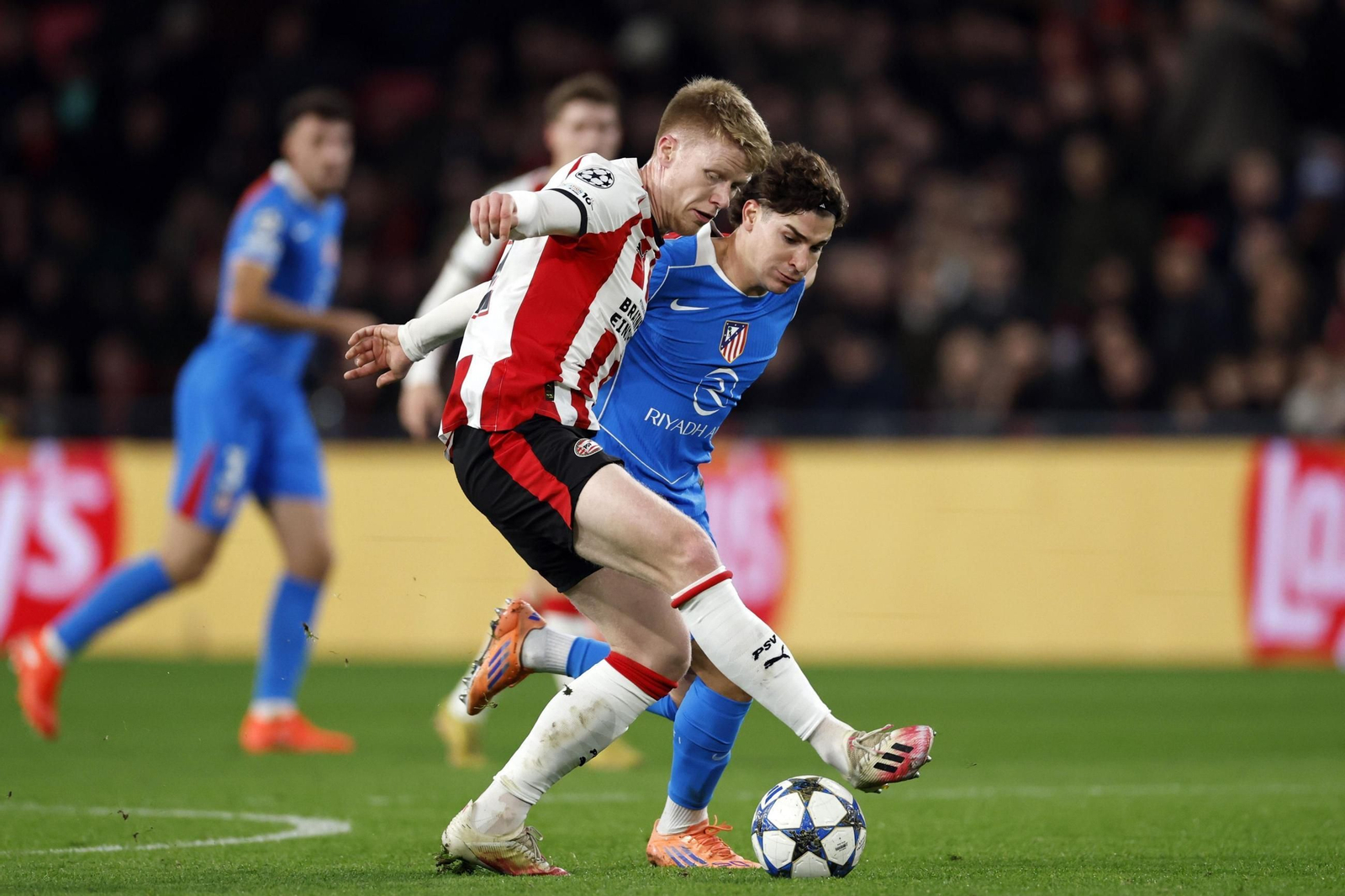 Las imágenes del PSV Eindhoven-Atlético de Madrid