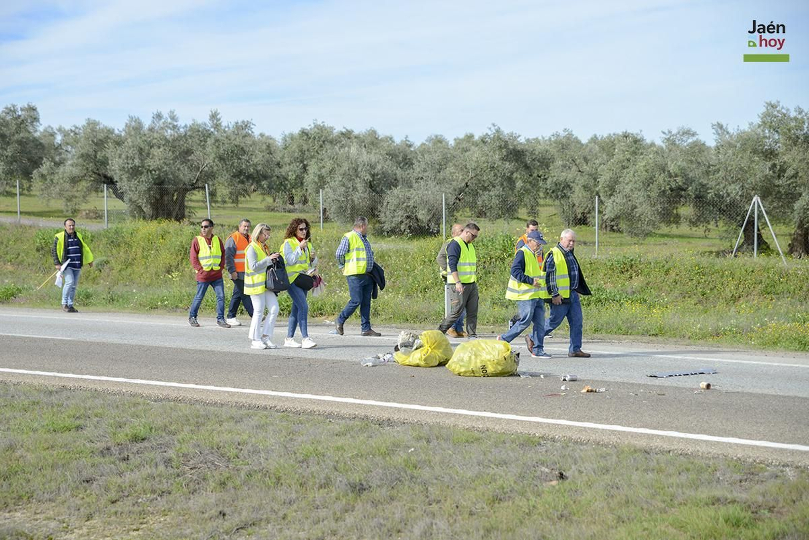 El campo protesta en Jaén por las medidas de la PAC.