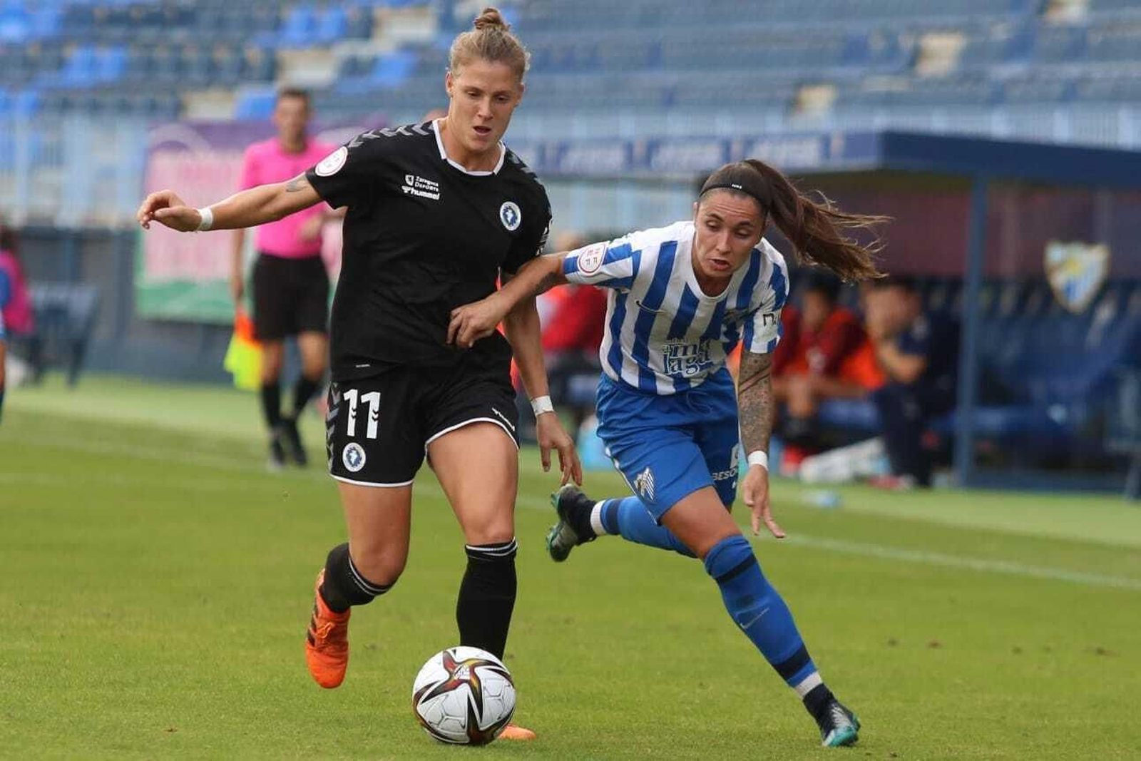Galería: La plana mayor del Málaga CF apoyó al Femenino