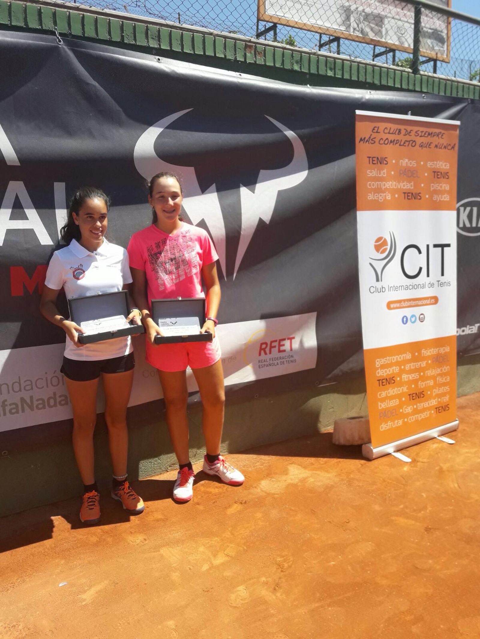 Encarni García Ávila en el Rafa Nadal Tour