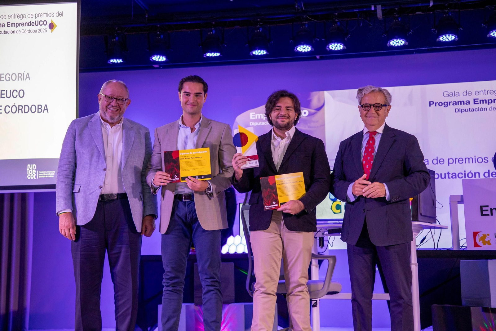 La entrega de los premios EmprendeUCO, en imágenes