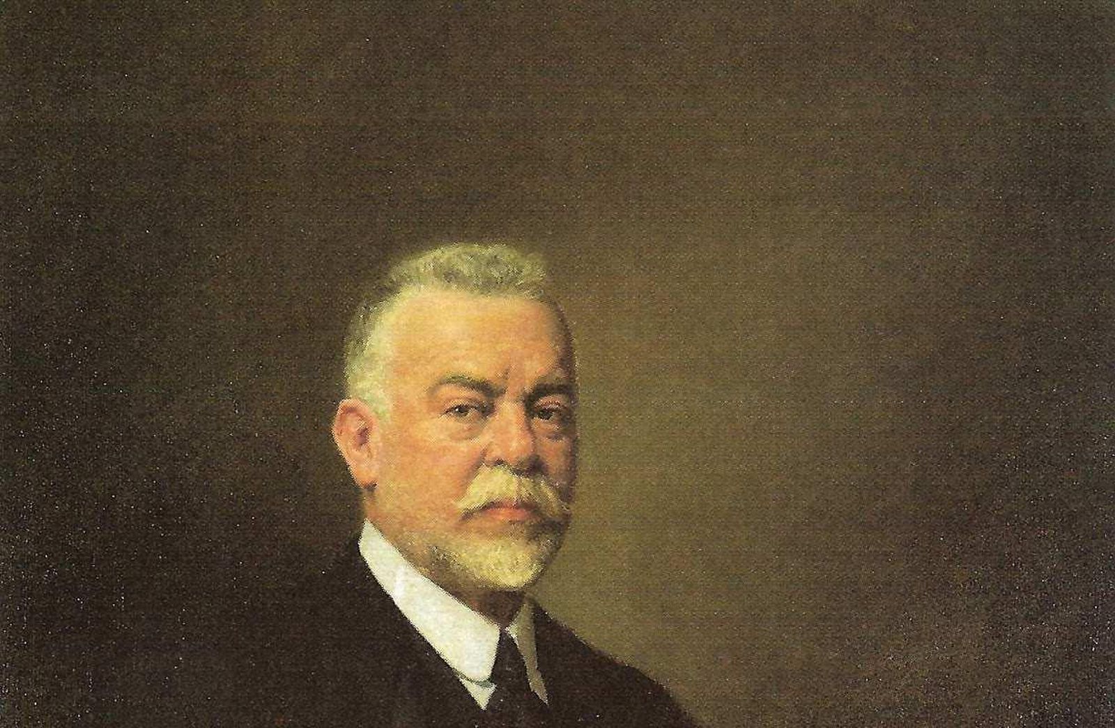 Retrato de Antonio Basagoiti Arteta realizado por el pintor valenciano Manuel Benedito.