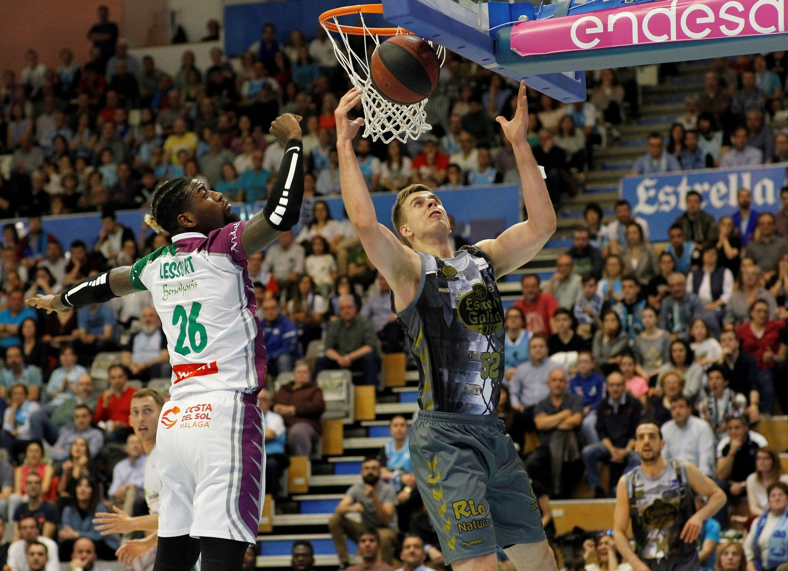 El Breogán - Unicaja Baloncesto, en fotos