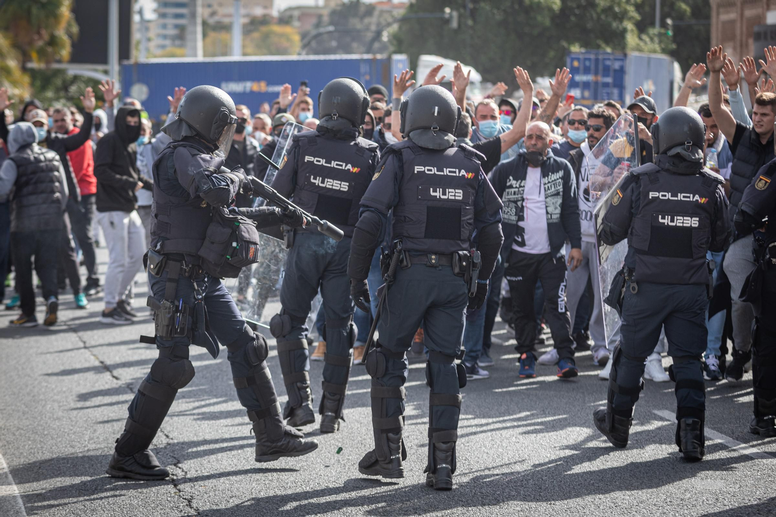 Las imágenes de la tercera jornada de la huelga del metal en Cádiz
