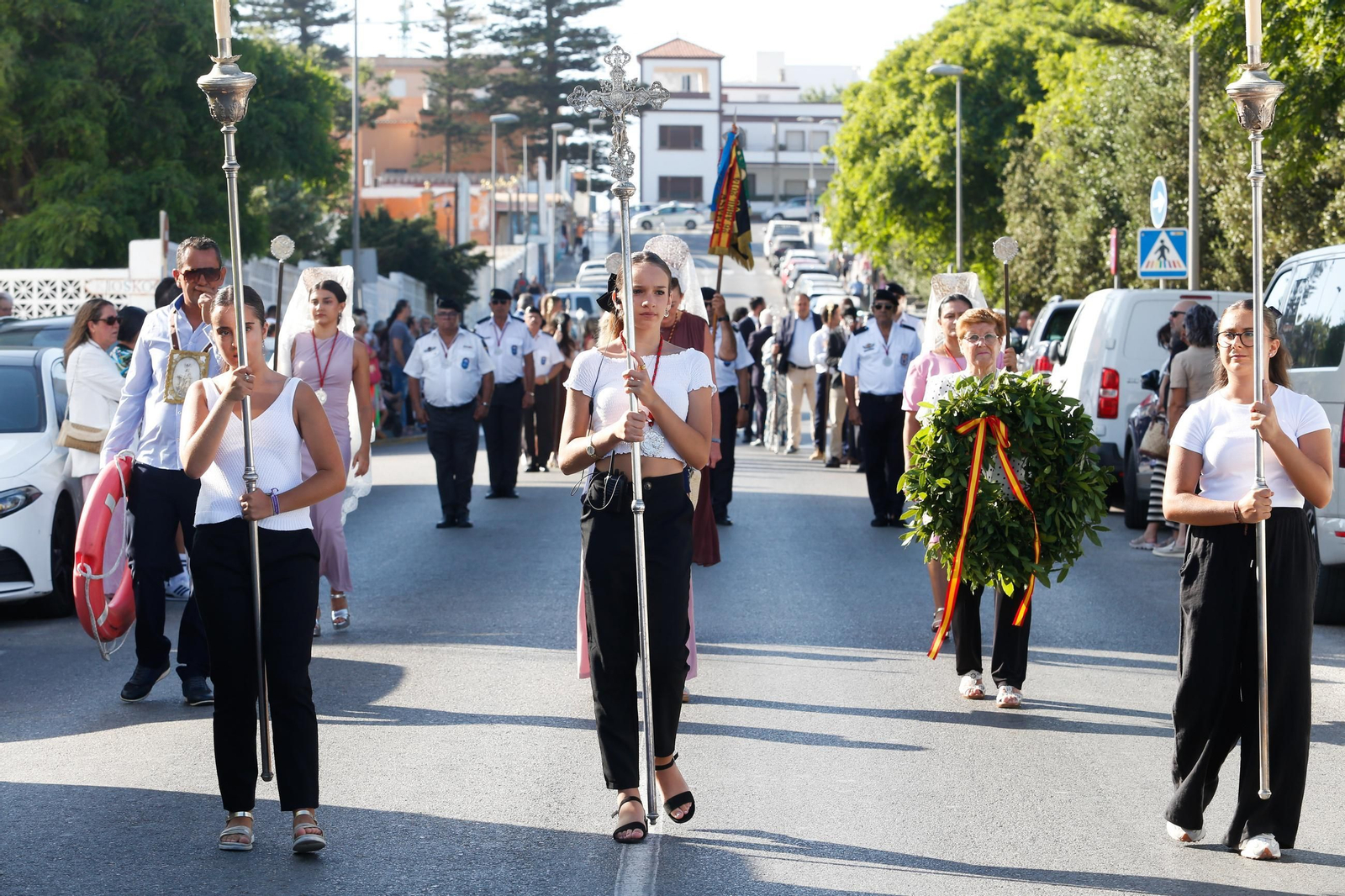 Fotos de la procesión de la Virgen del Carmen en Tarifa