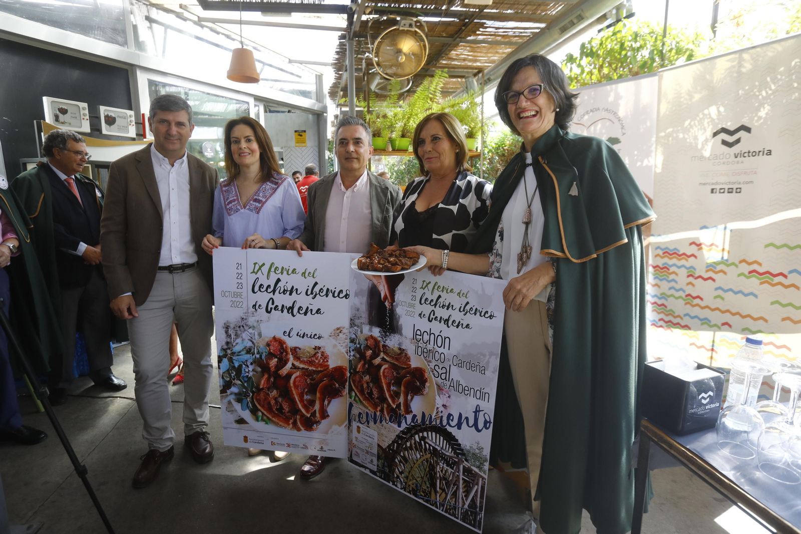 La presentación de la IX Feria del Lechón Ibérico de Cardeña, en fotografías