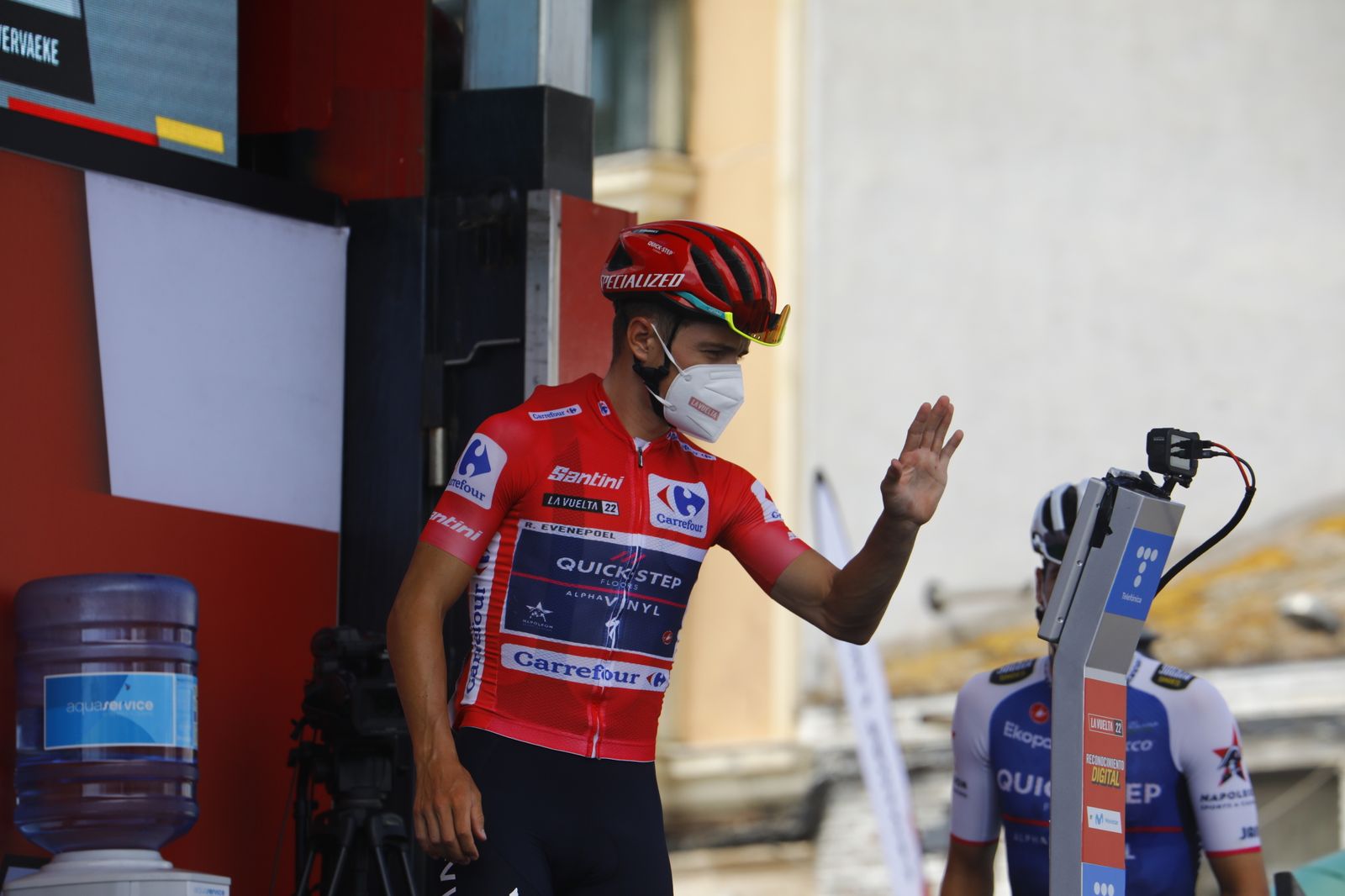 Montoro vibra con la salida de etapa de La Vuelta, en imágenes