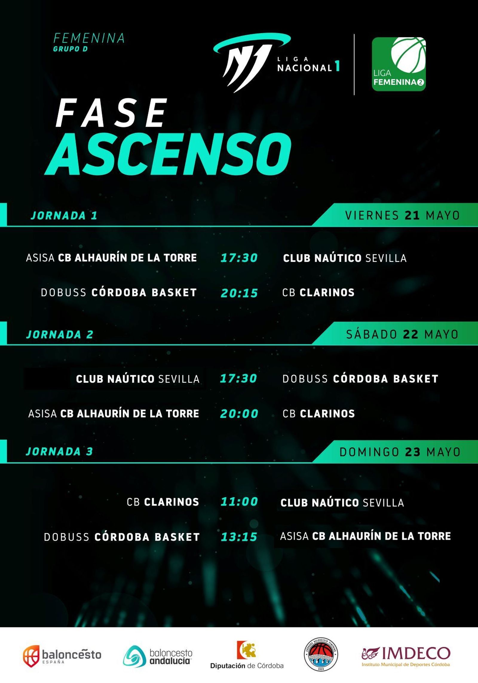 Cartel de la Fase de Ascenso de Primera Nacional a Liga Femenina 2.